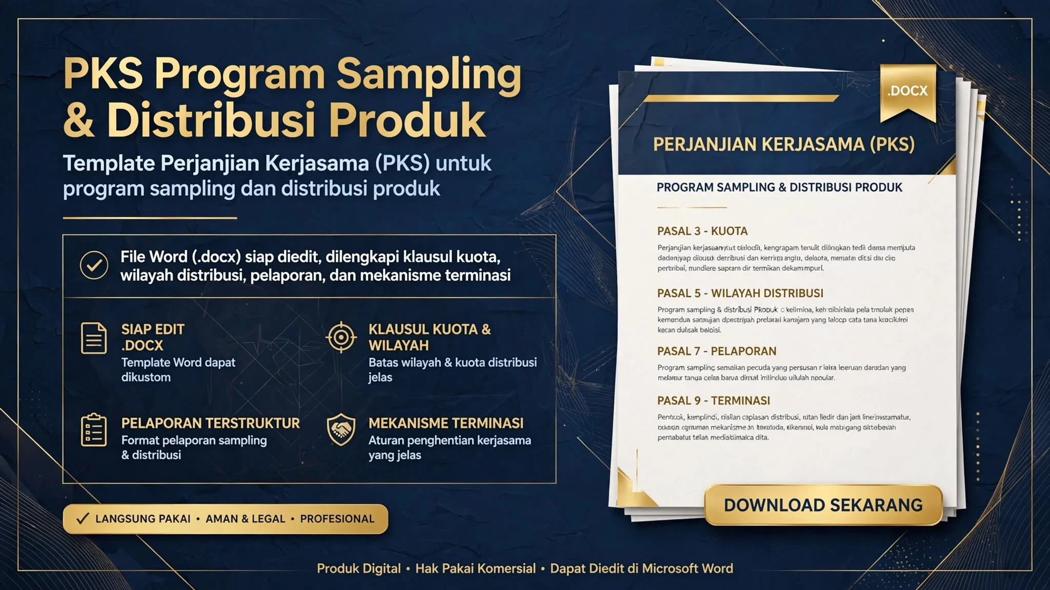 PKS Program Sampling & Distribusi Produk
