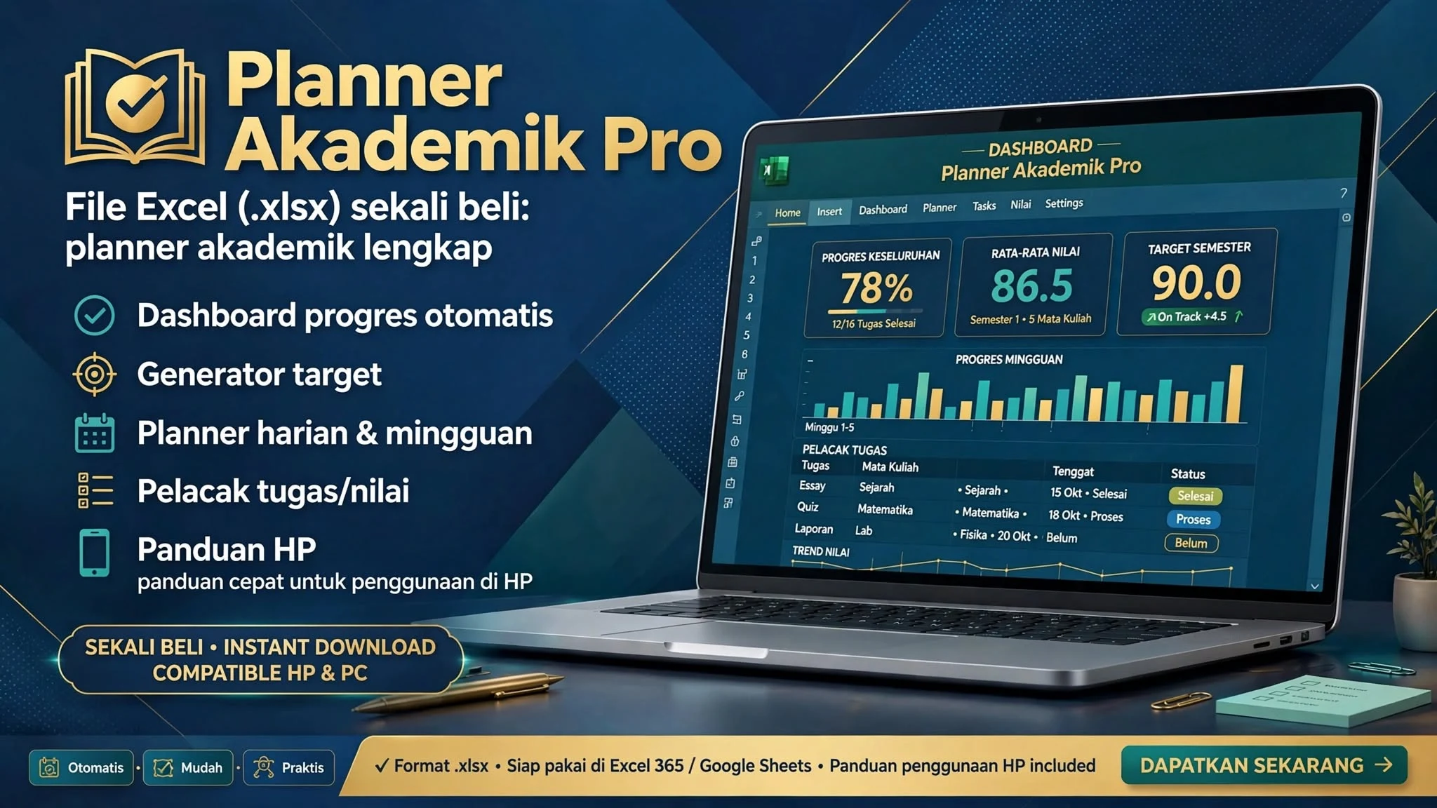 Planner Akademik Pro