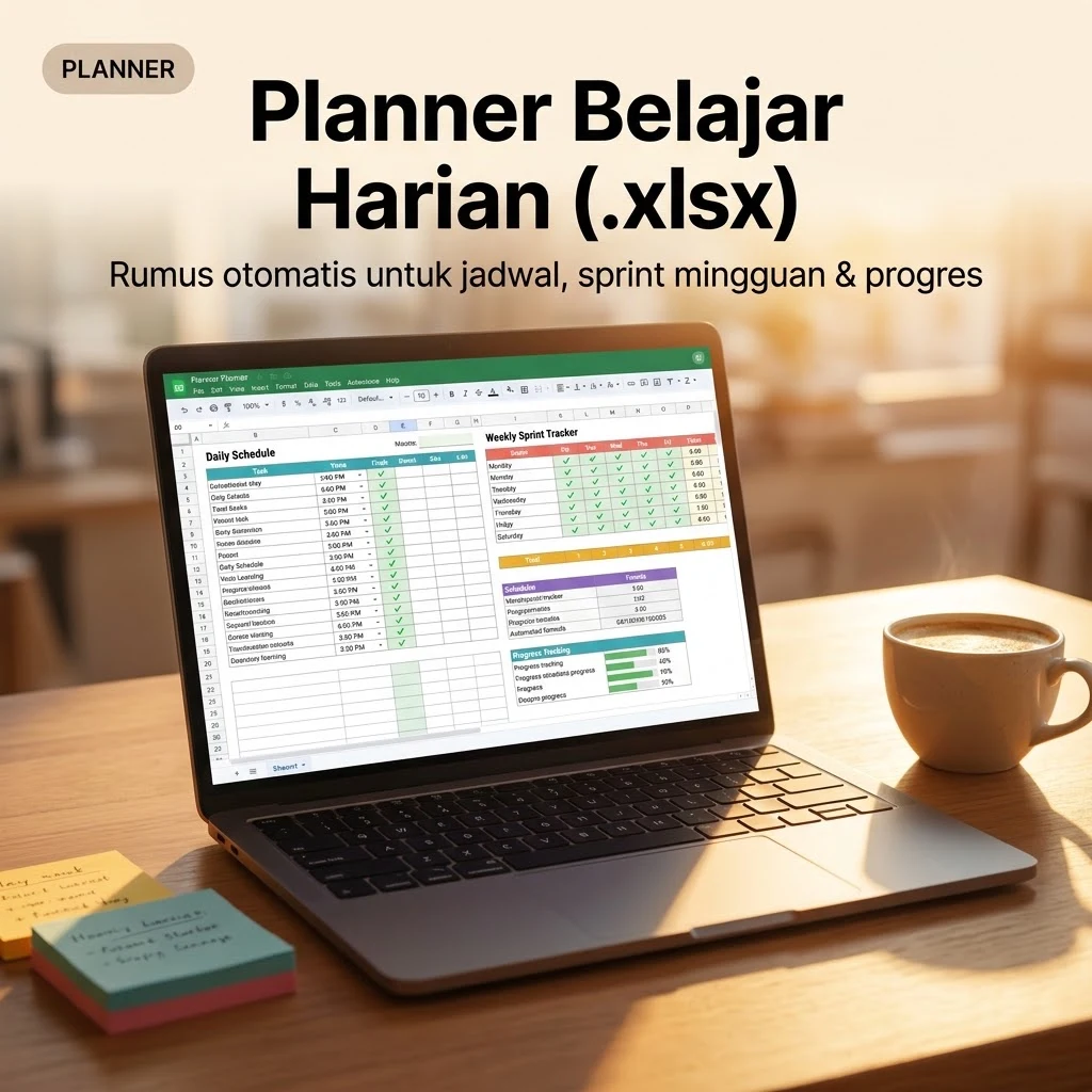 Planner Belajar Harian (.xlsx)