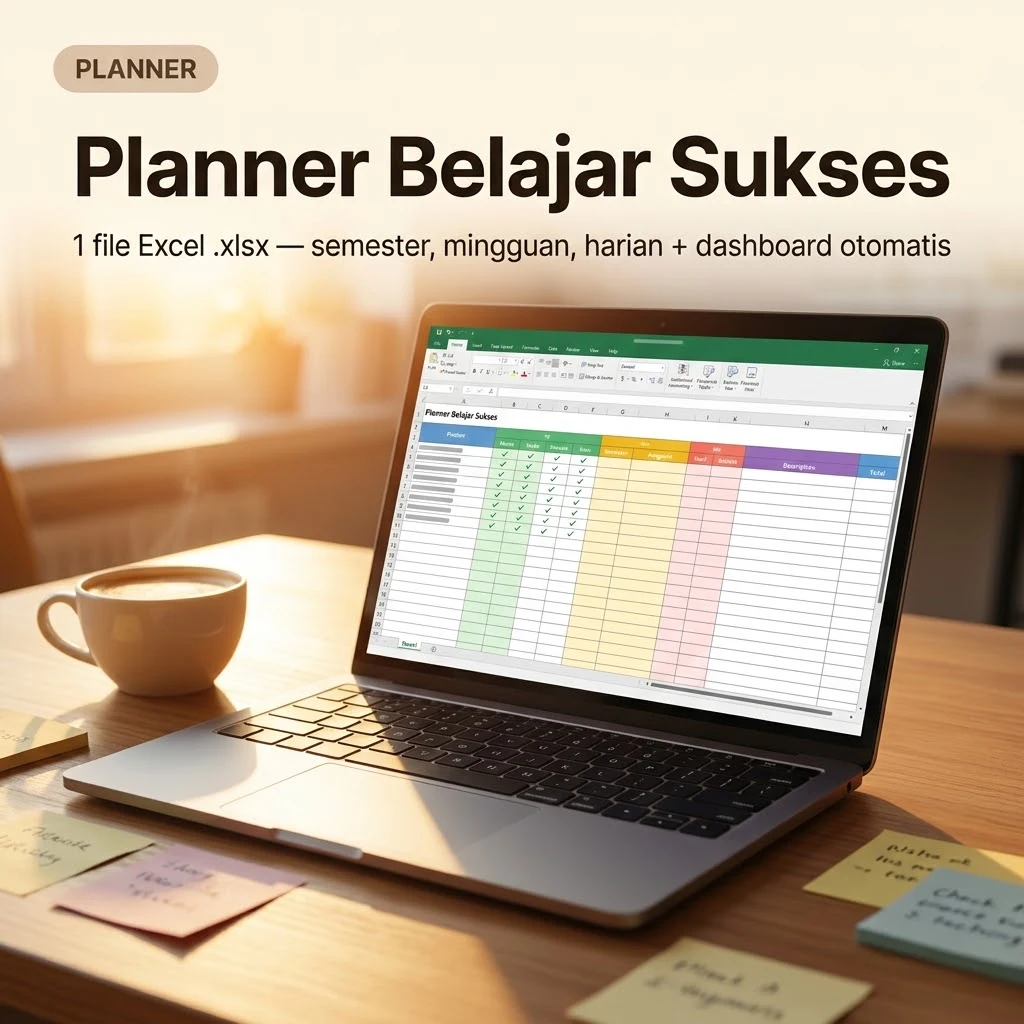 Planner Belajar Sukses