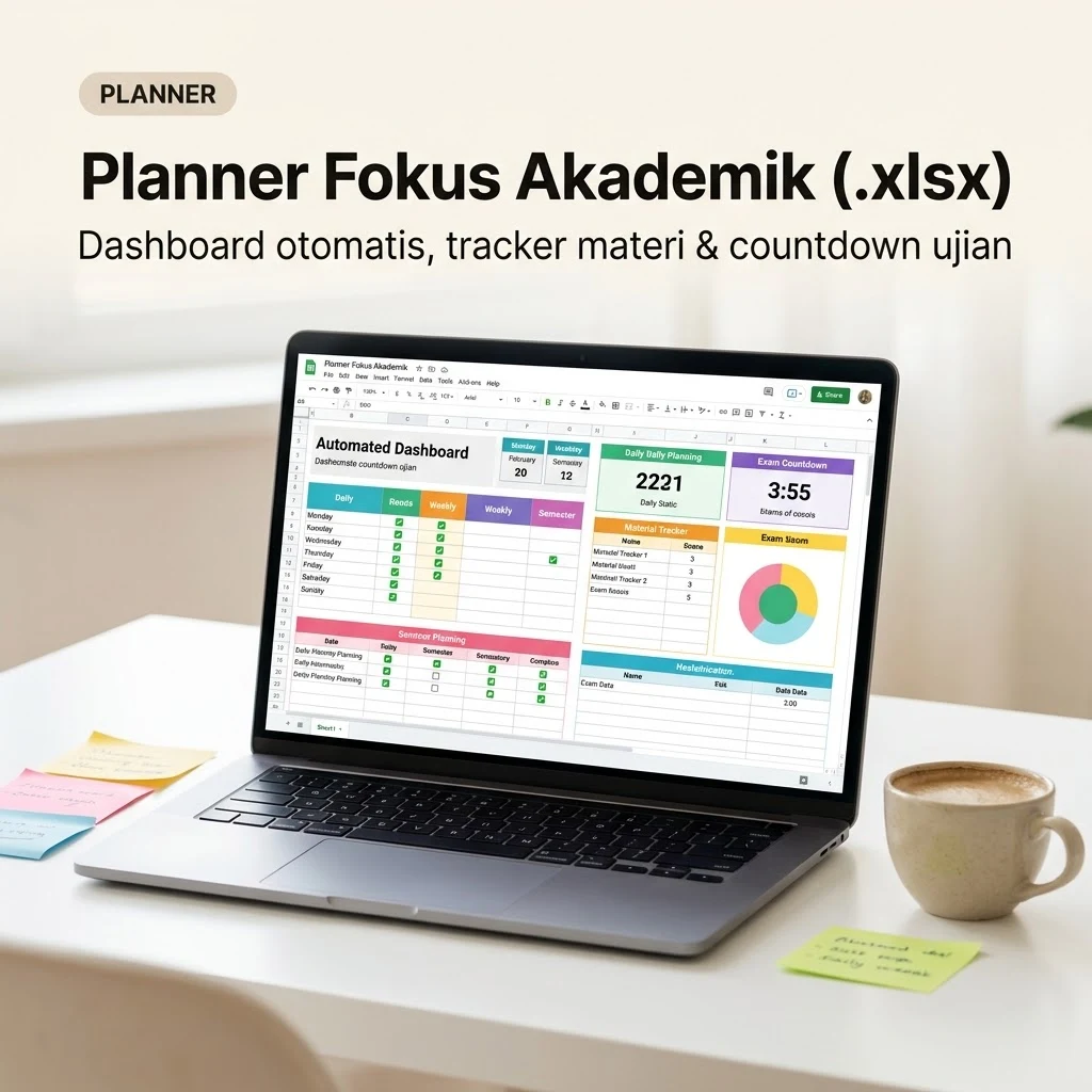 Planner Fokus Akademik (.xlsx)