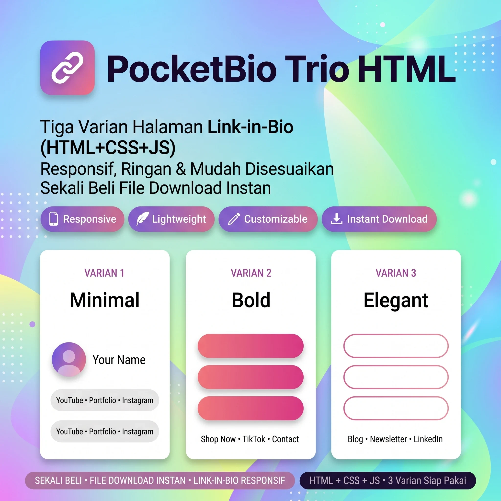 PocketBio Trio HTML - foto 1