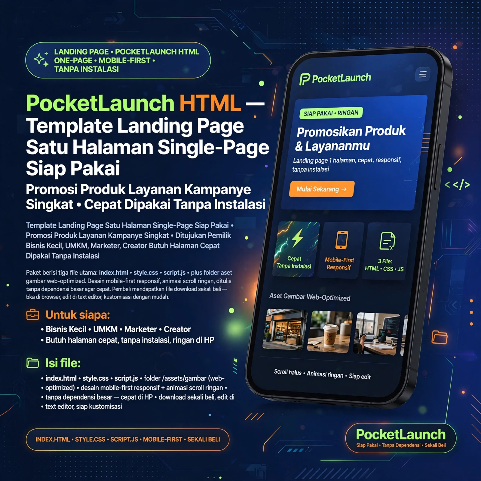PocketLaunch HTML
