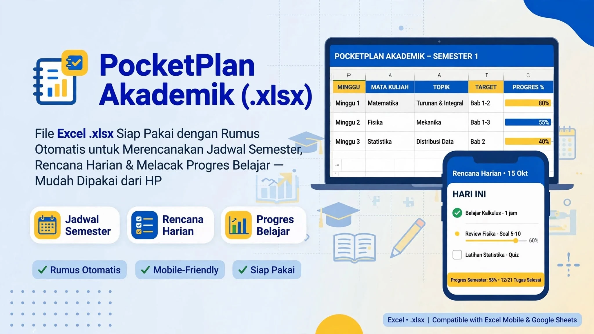 PocketPlan Akademik (.xlsx)