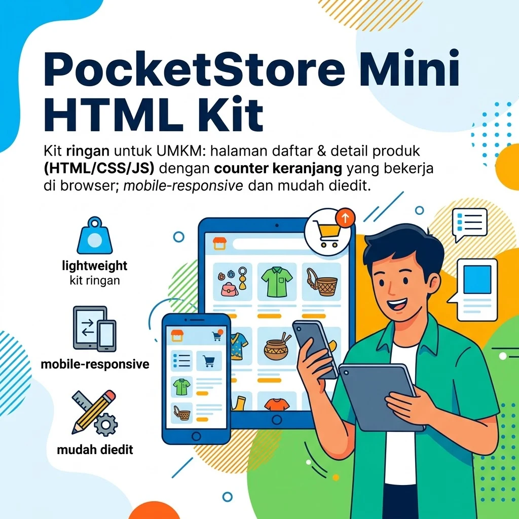 PocketStore Mini HTML Kit