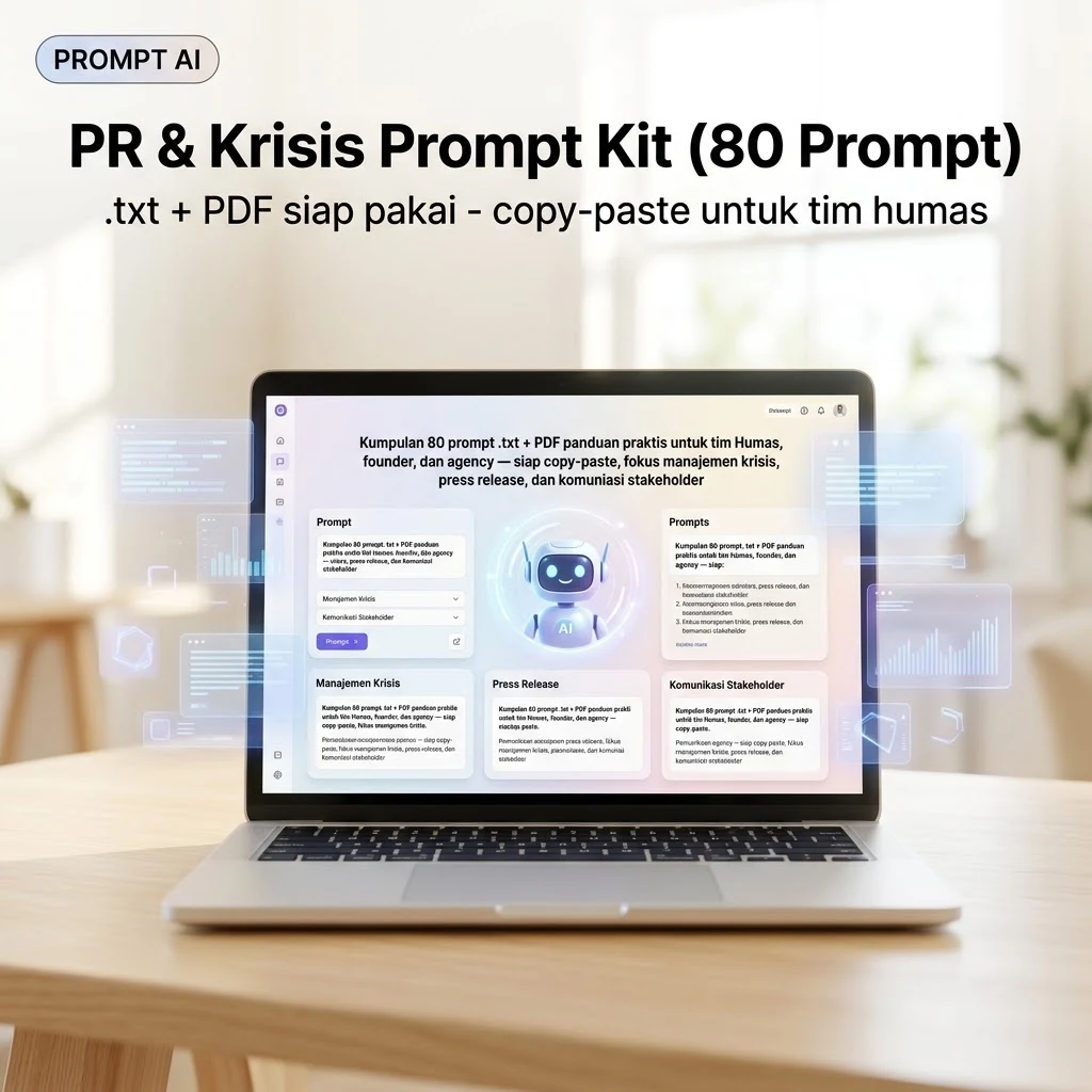 PR & Krisis Prompt Kit (80 Prompt)
