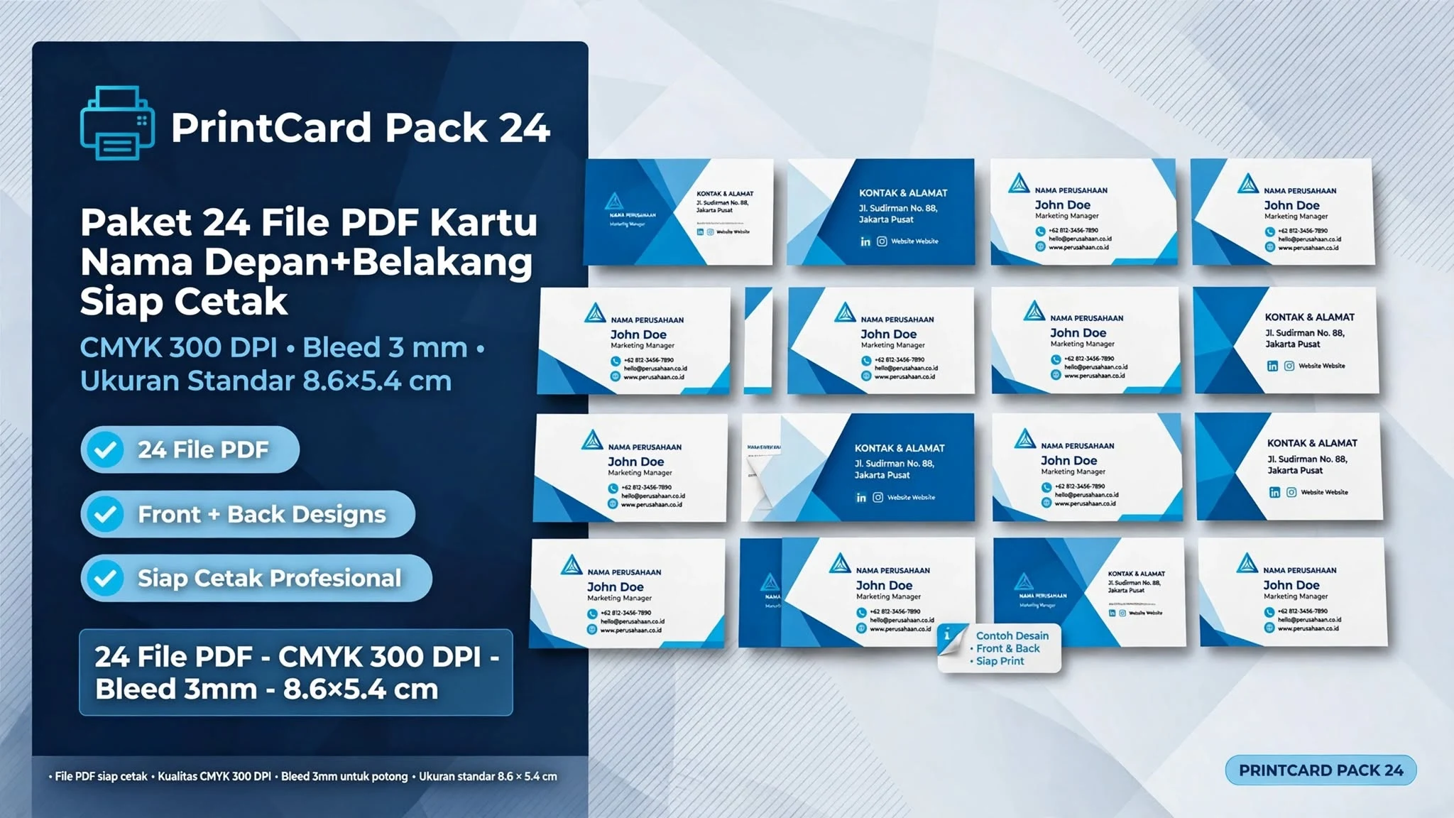 PrintCard Pack 24