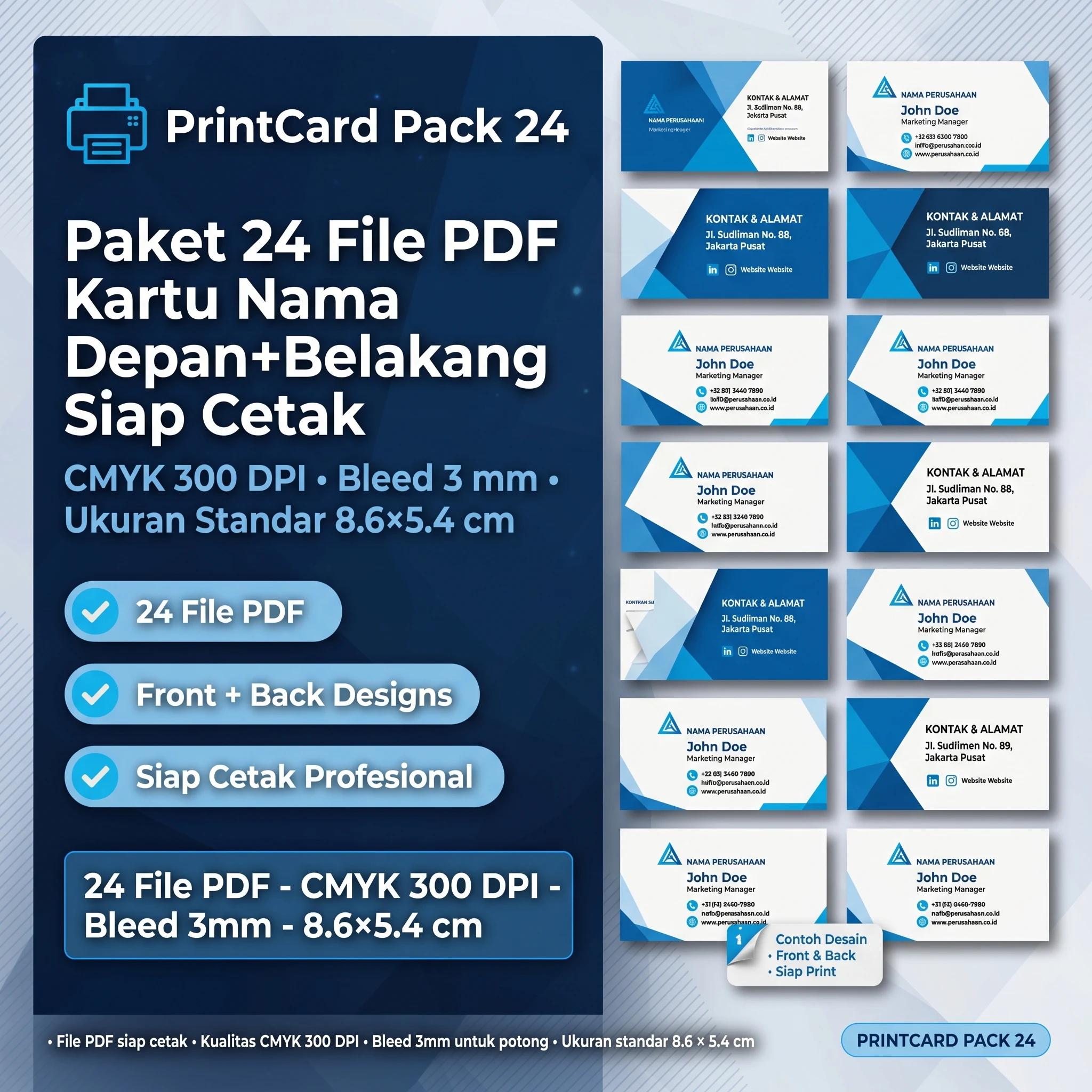 PrintCard Pack 24