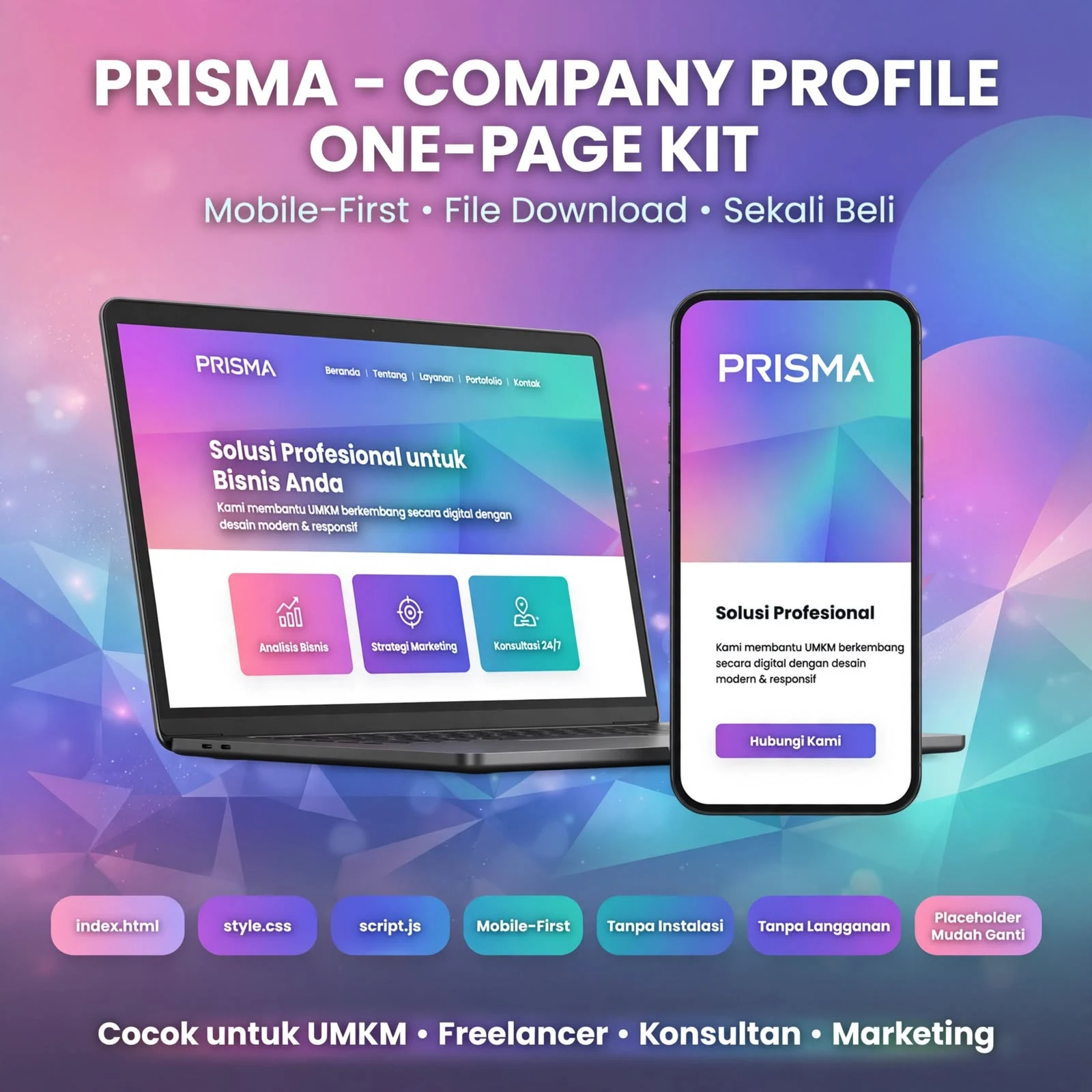 [WM-CP157] Prisma — Company Profile HTML Kit