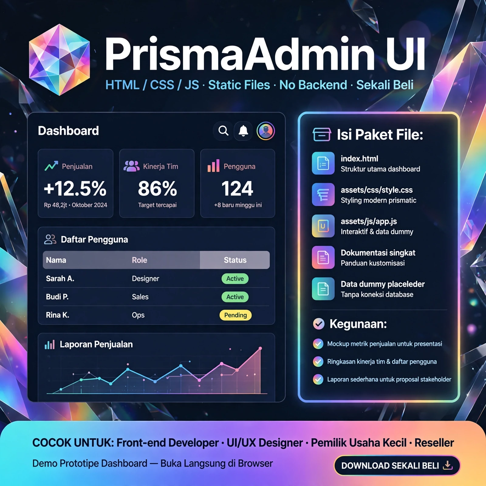 PrismaAdmin UI