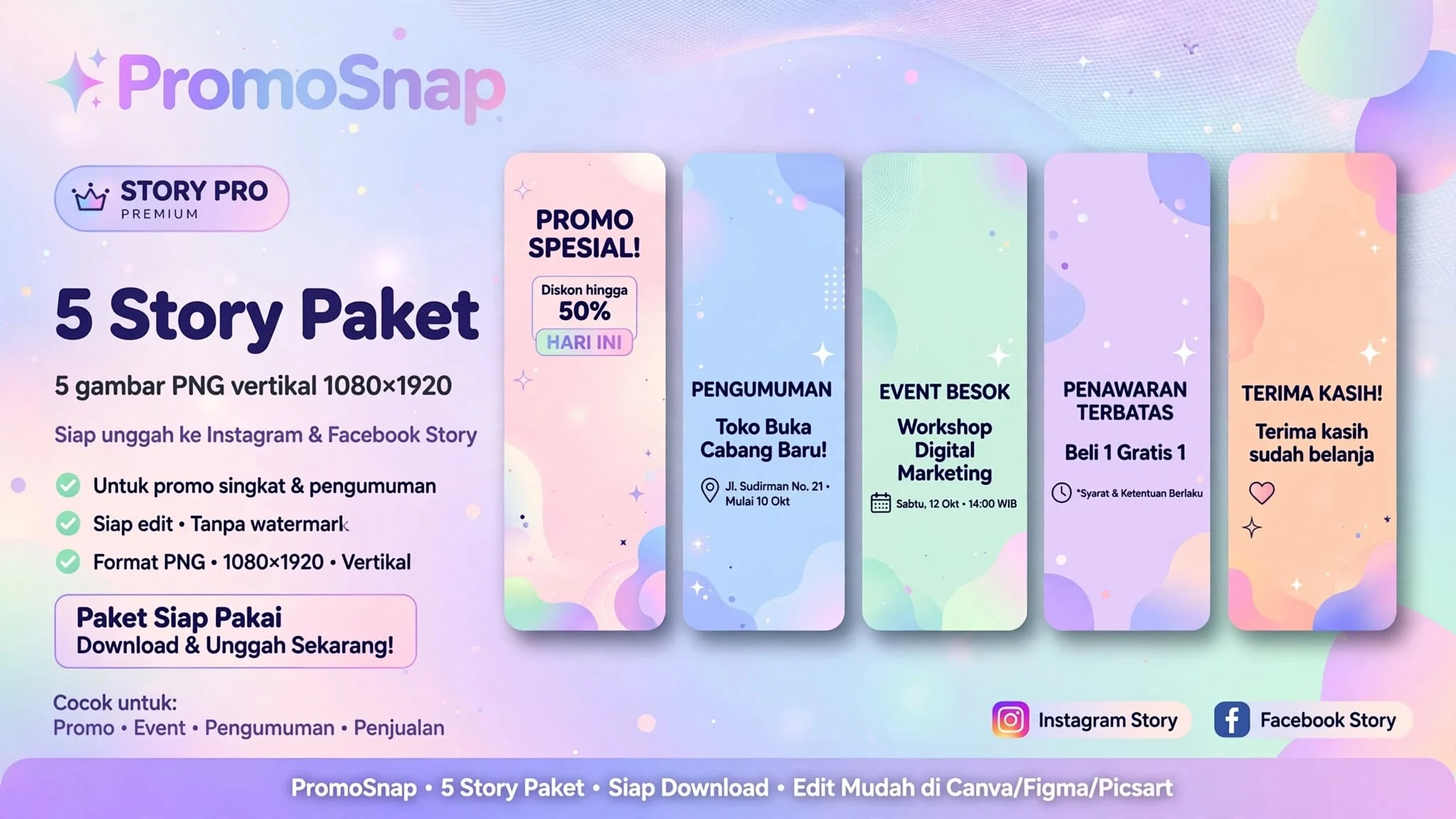 PromoSnap 5 Story
