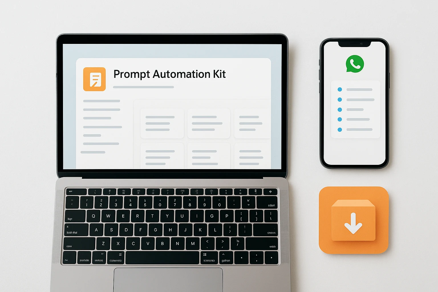 Prompt Automation Kit — 50 Prompt untuk UMKM & Marketplace + Paket Setup Integrasi WhatsApp & Zapier (Lisensi Resmi)