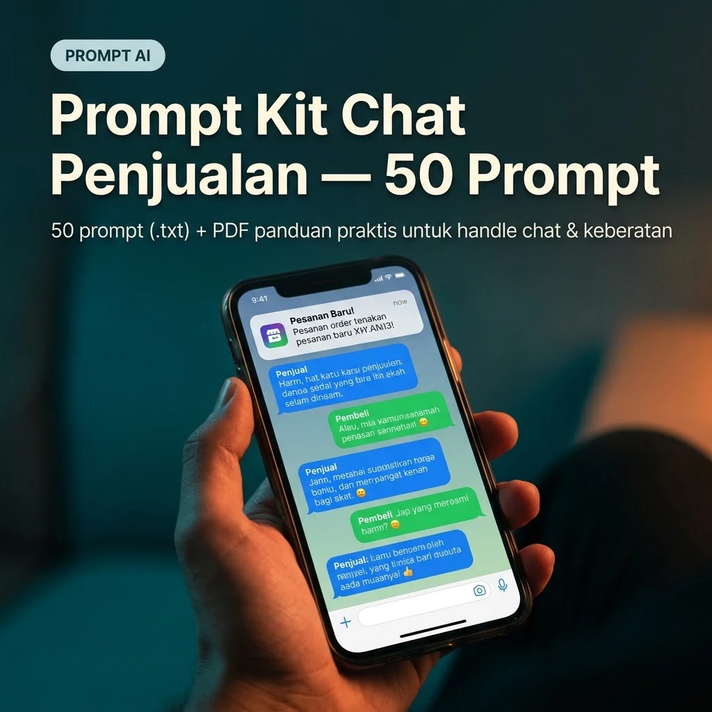 Prompt Kit Chat Penjualan — 50 Prompt
