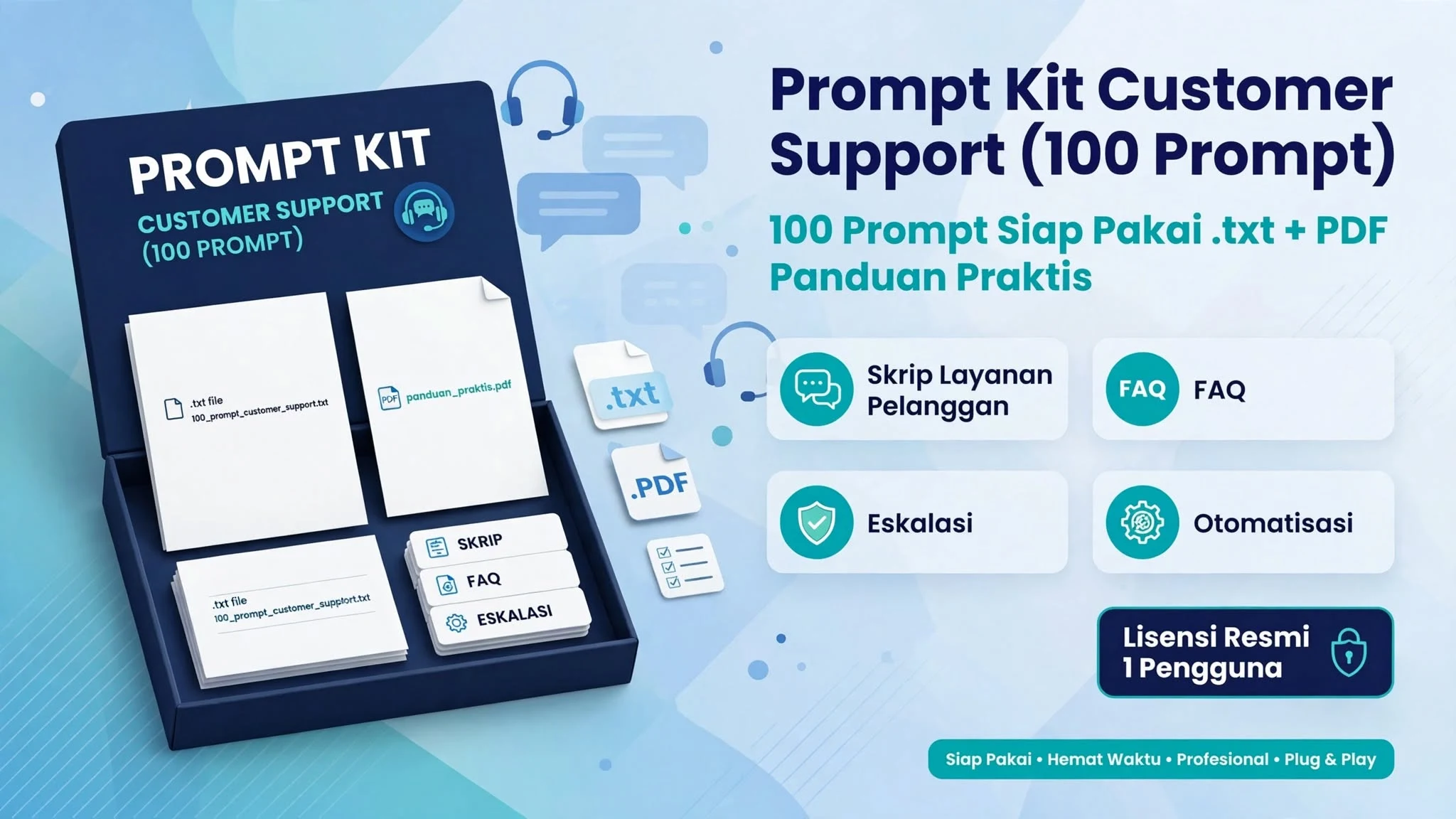 Prompt Kit Customer Support (100 Prompt)