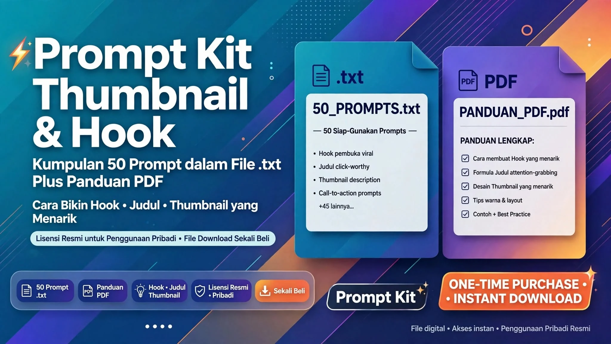 Prompt Kit Thumbnail & Hook