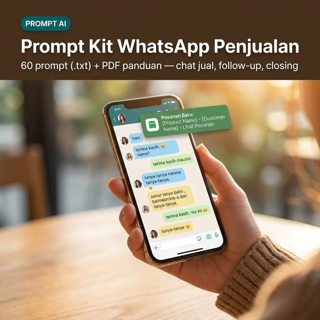 Prompt Kit WhatsApp Penjualan