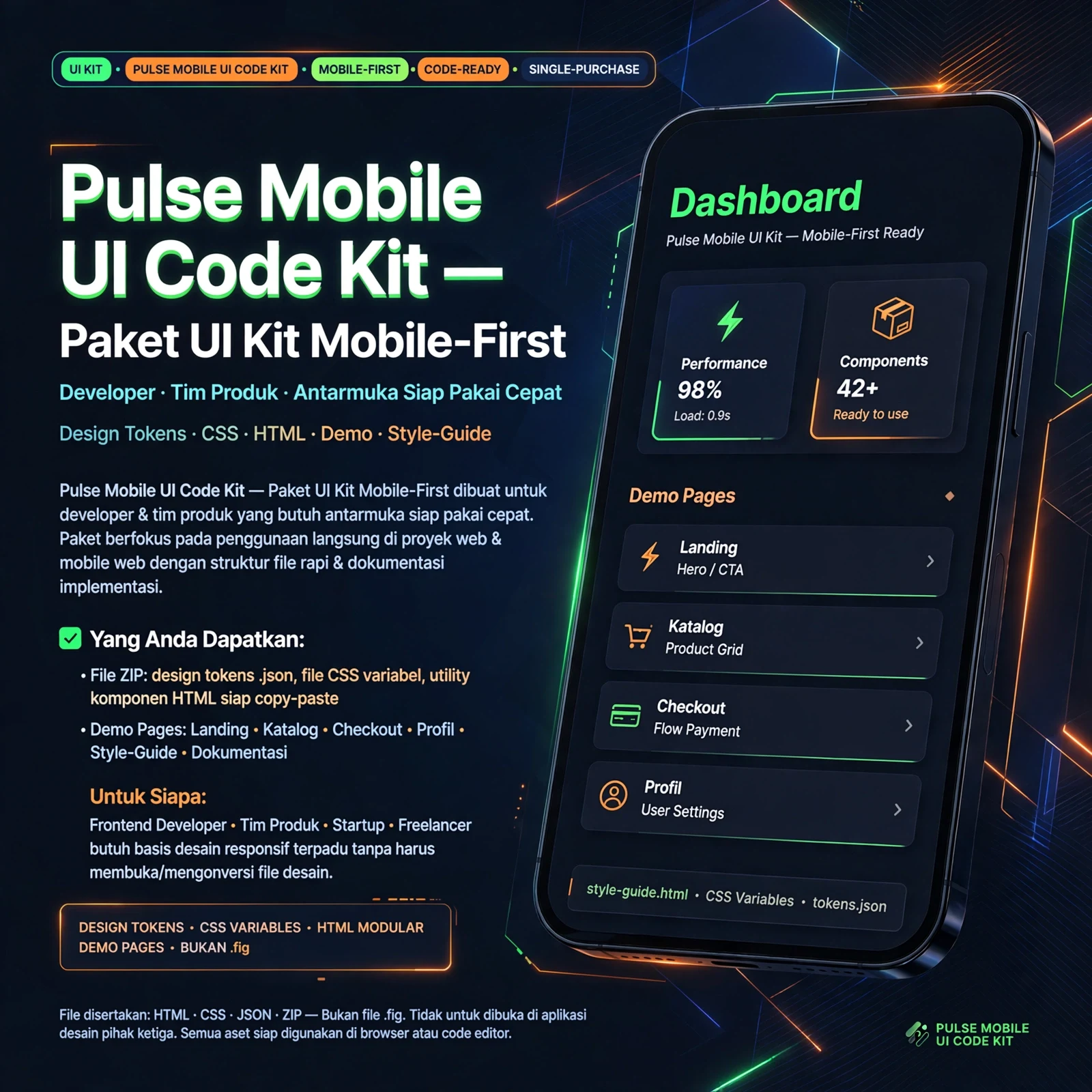 Pulse Mobile UI Code Kit