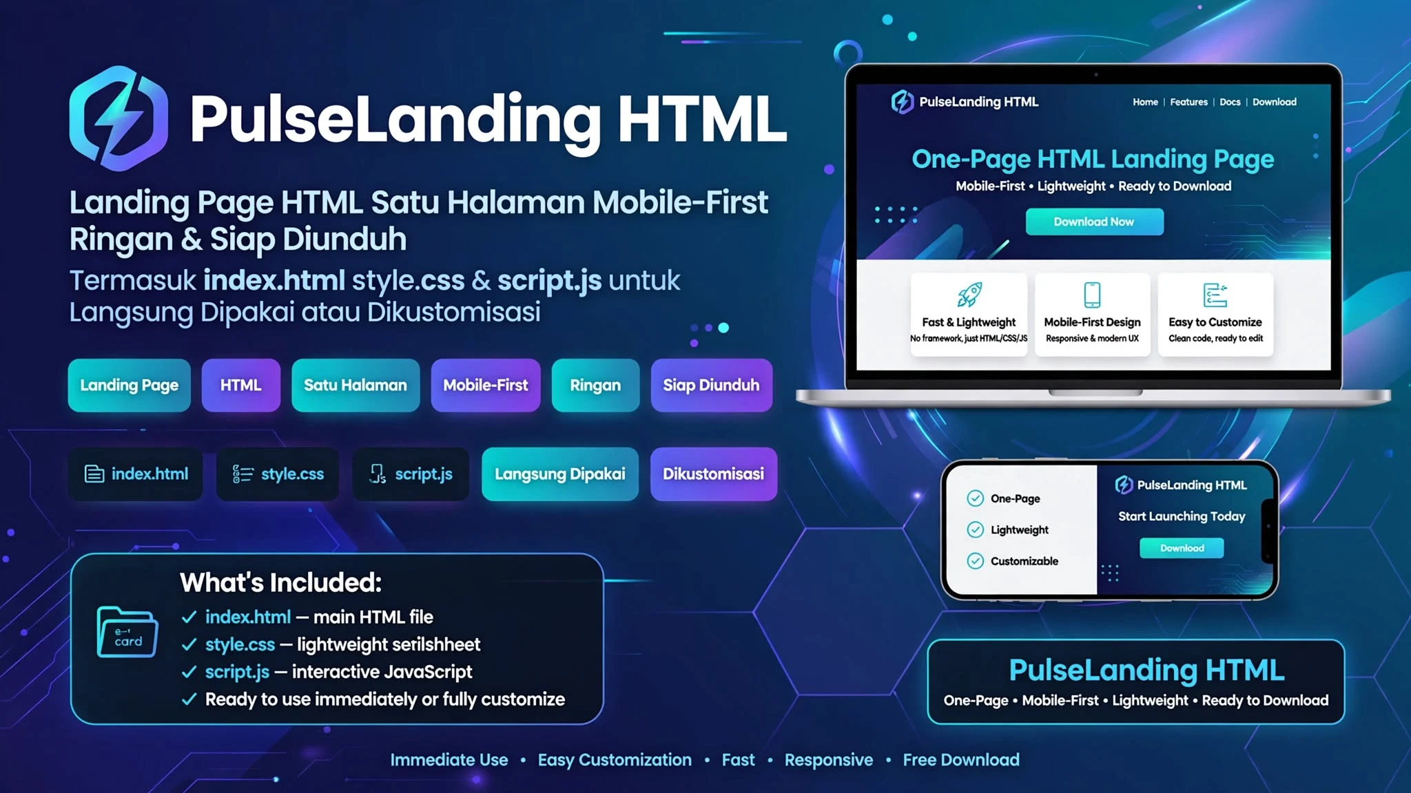 PulseLanding HTML