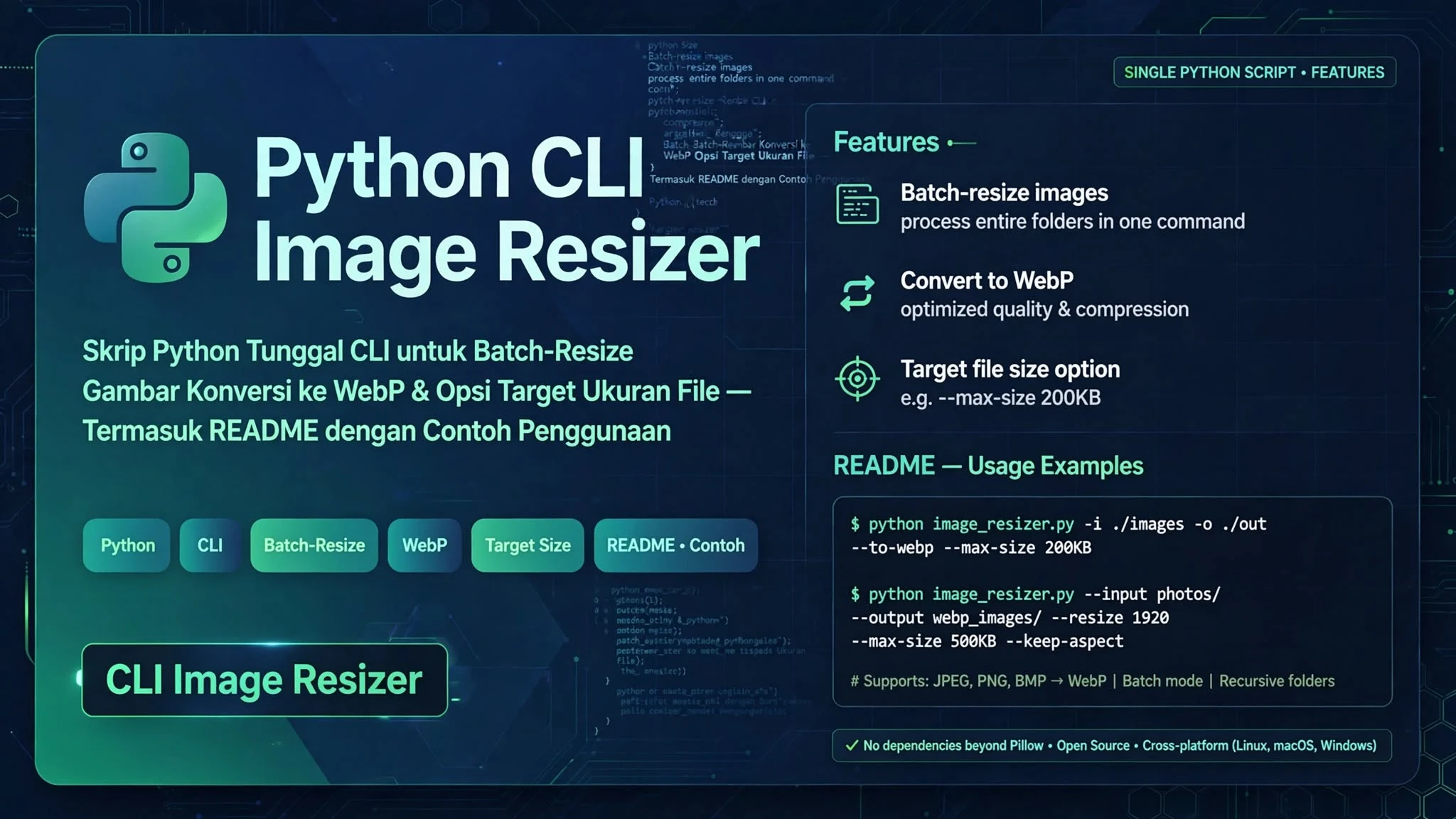 Python CLI Image Resizer