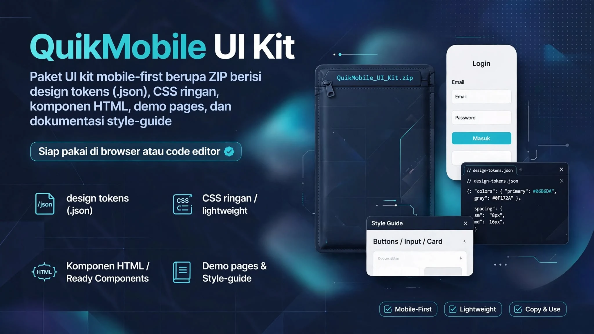QuikMobile UI Kit