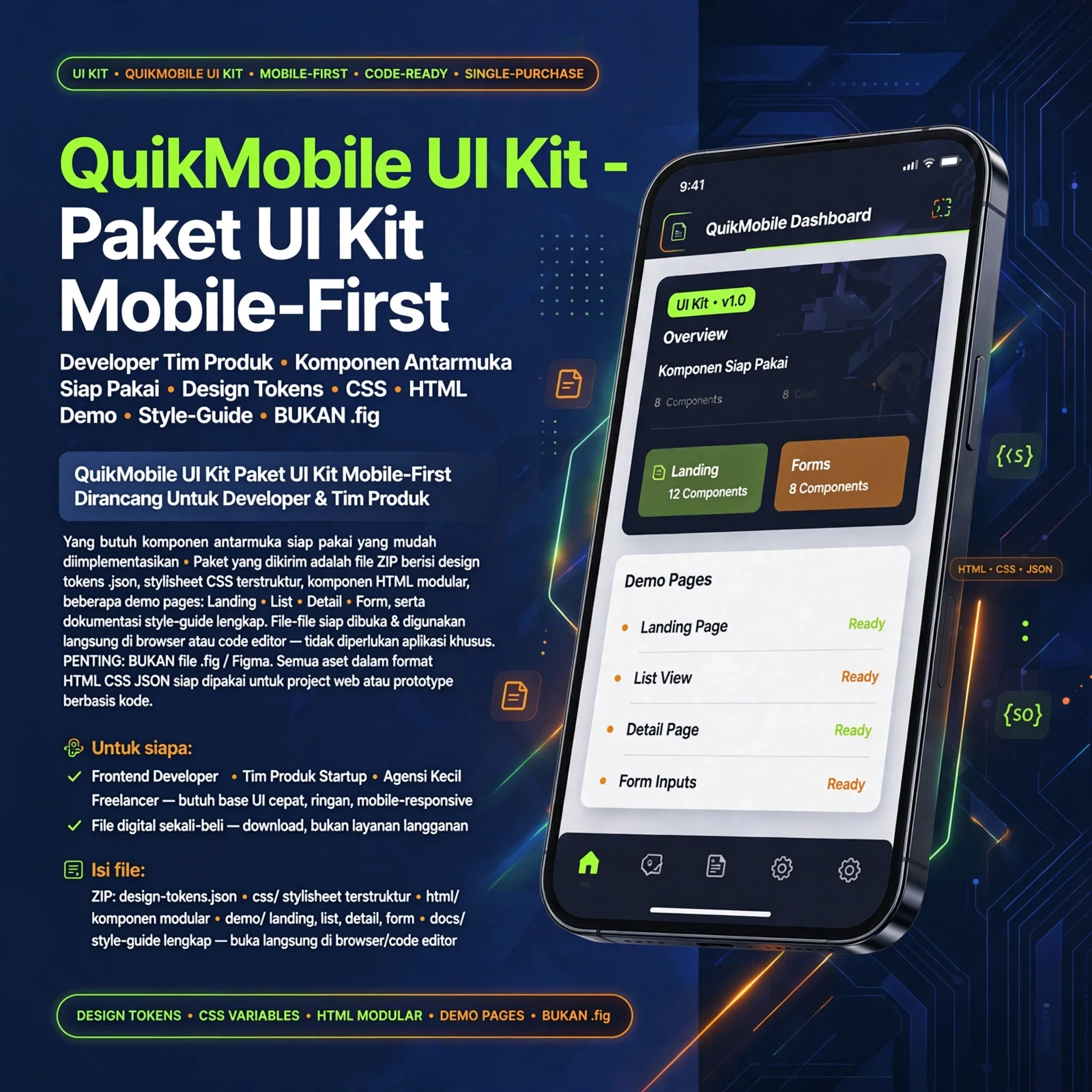 QuikMobile UI Kit