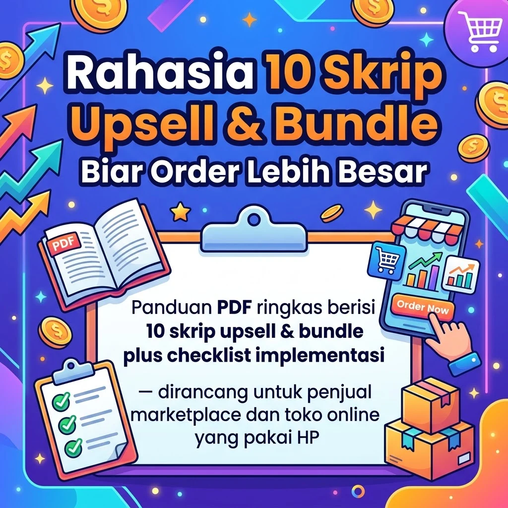 Rahasia 10 Skrip Upsell & Bundle Biar Order Lebih Besar