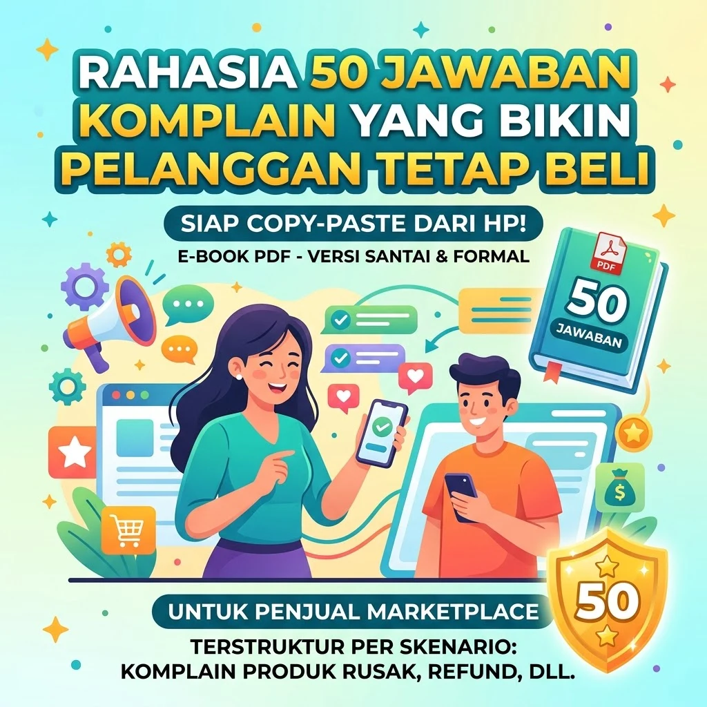 Rahasia 50 Jawaban Komplain yang Bikin Pelanggan Tetap Beli