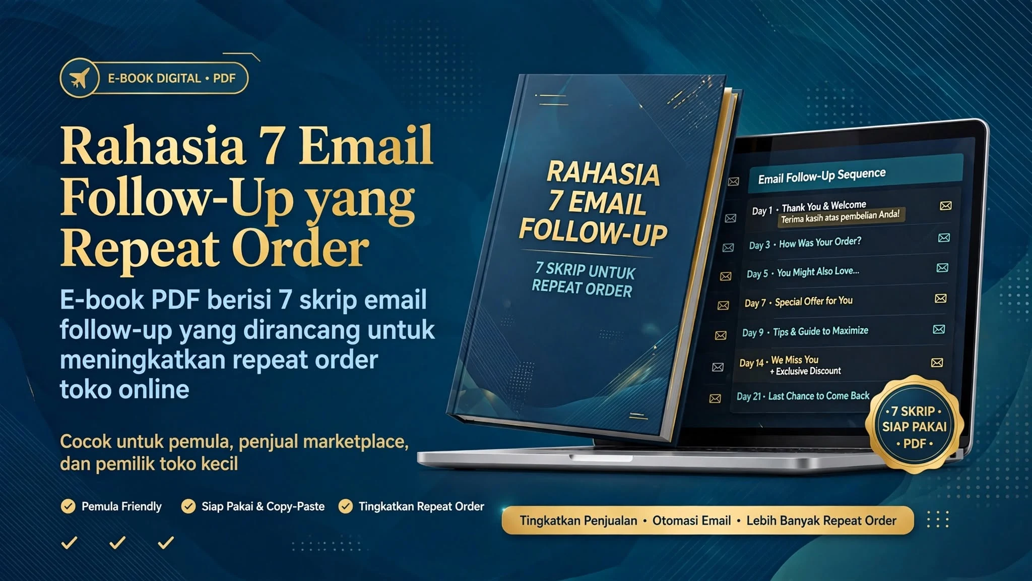Rahasia 7 Email Follow‑Up yang Bikin Repeat Order