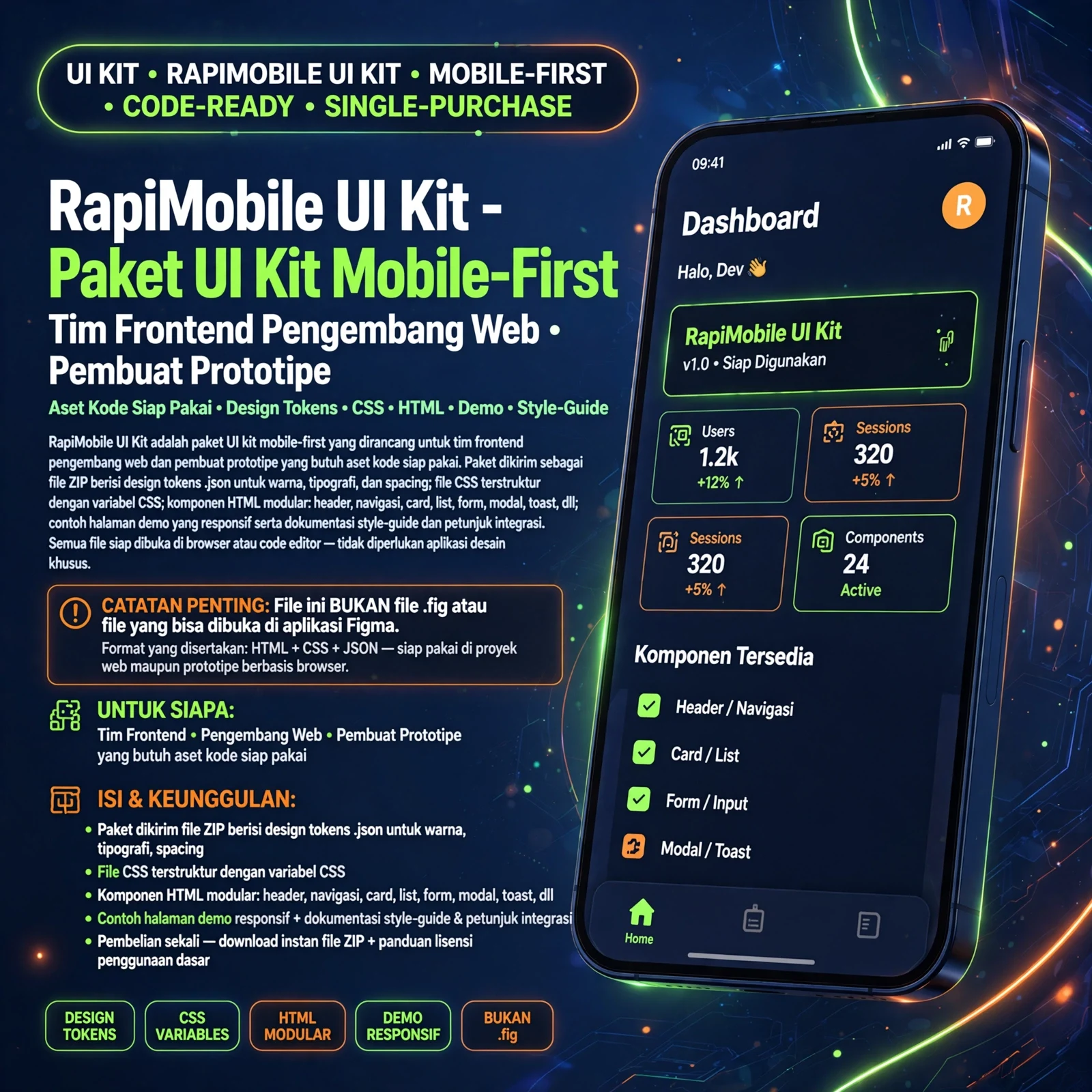 RapiMobile UI Kit