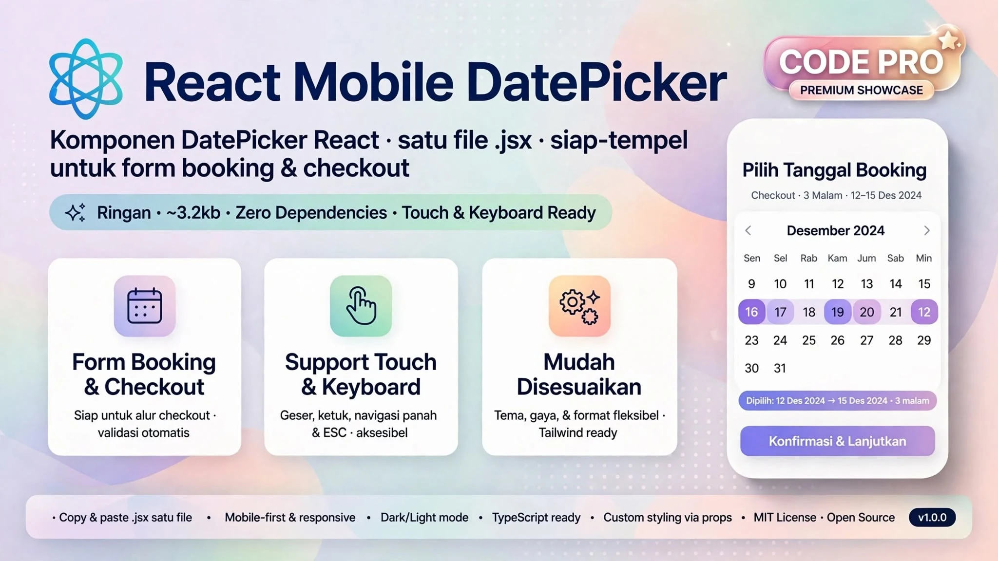 React Mobile DatePicker