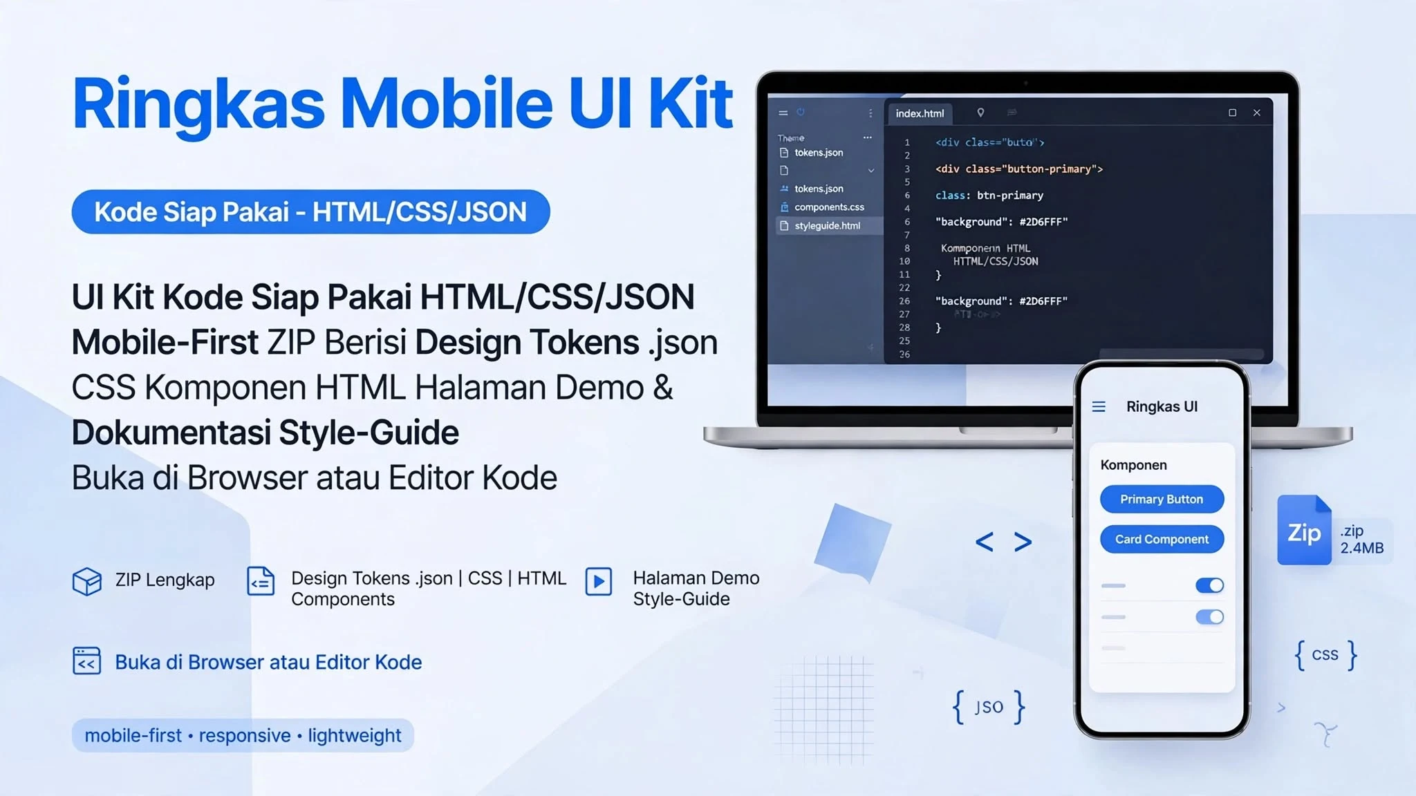 Ringkas Mobile UI Kit