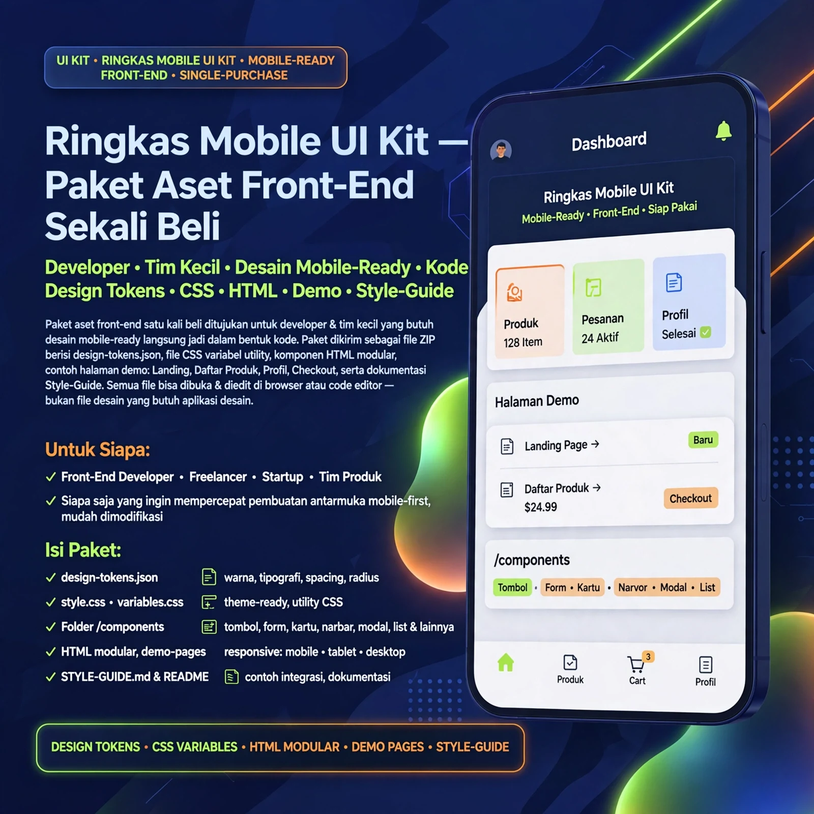 Ringkas Mobile UI Kit