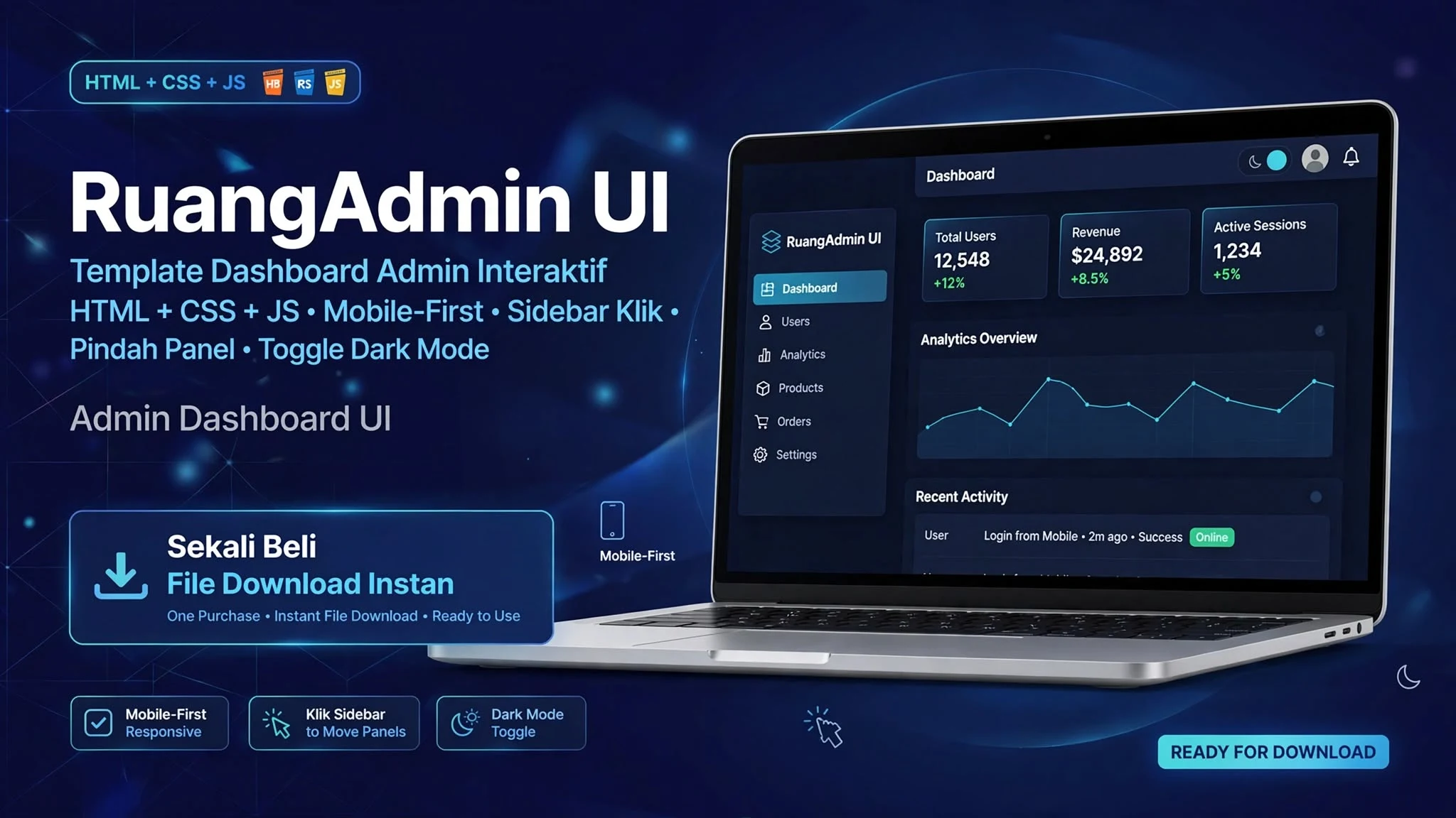 RuangAdmin UI