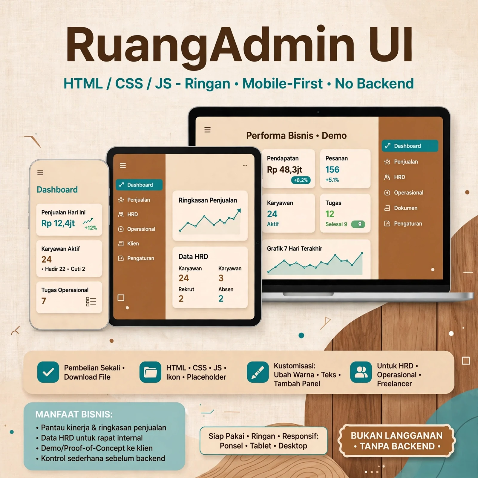 RuangAdmin UI