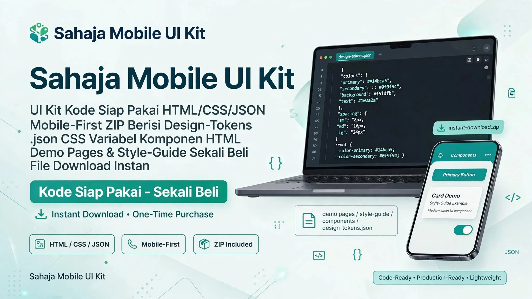 Sahaja Mobile UI Kit