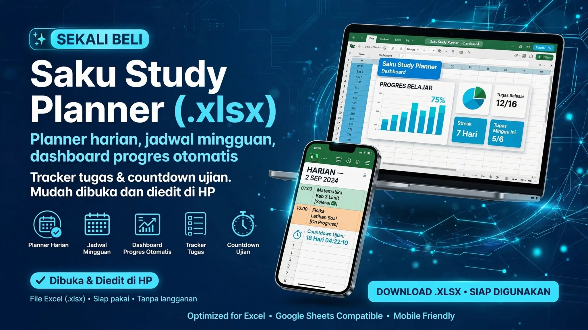 Saku Study Planner (.xlsx)