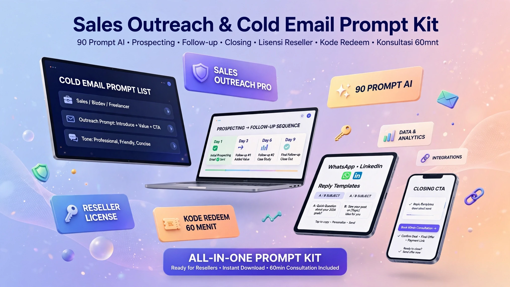 Sales Outreach & Cold Email Prompt Kit