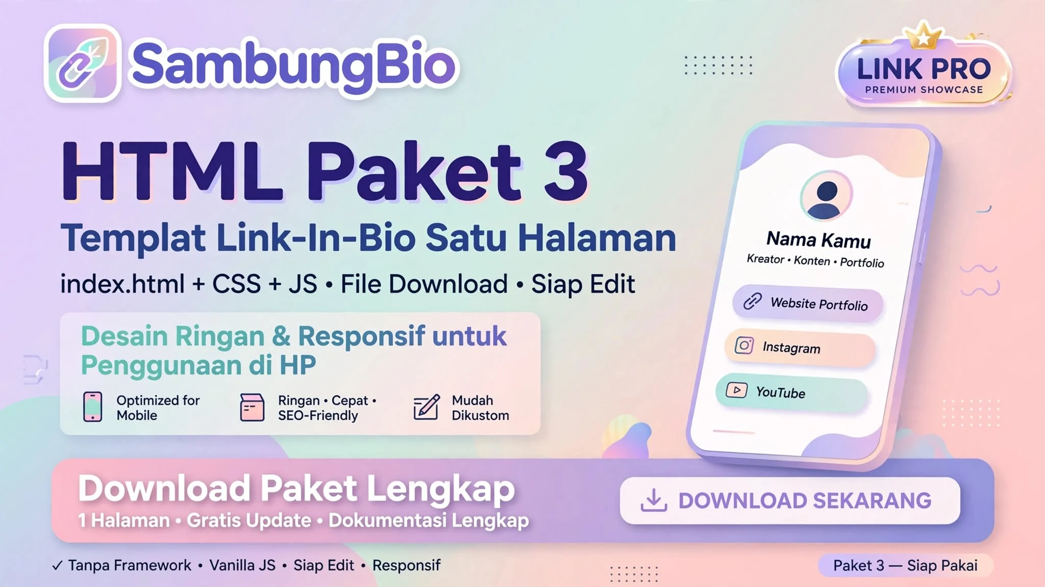 SambungBio HTML