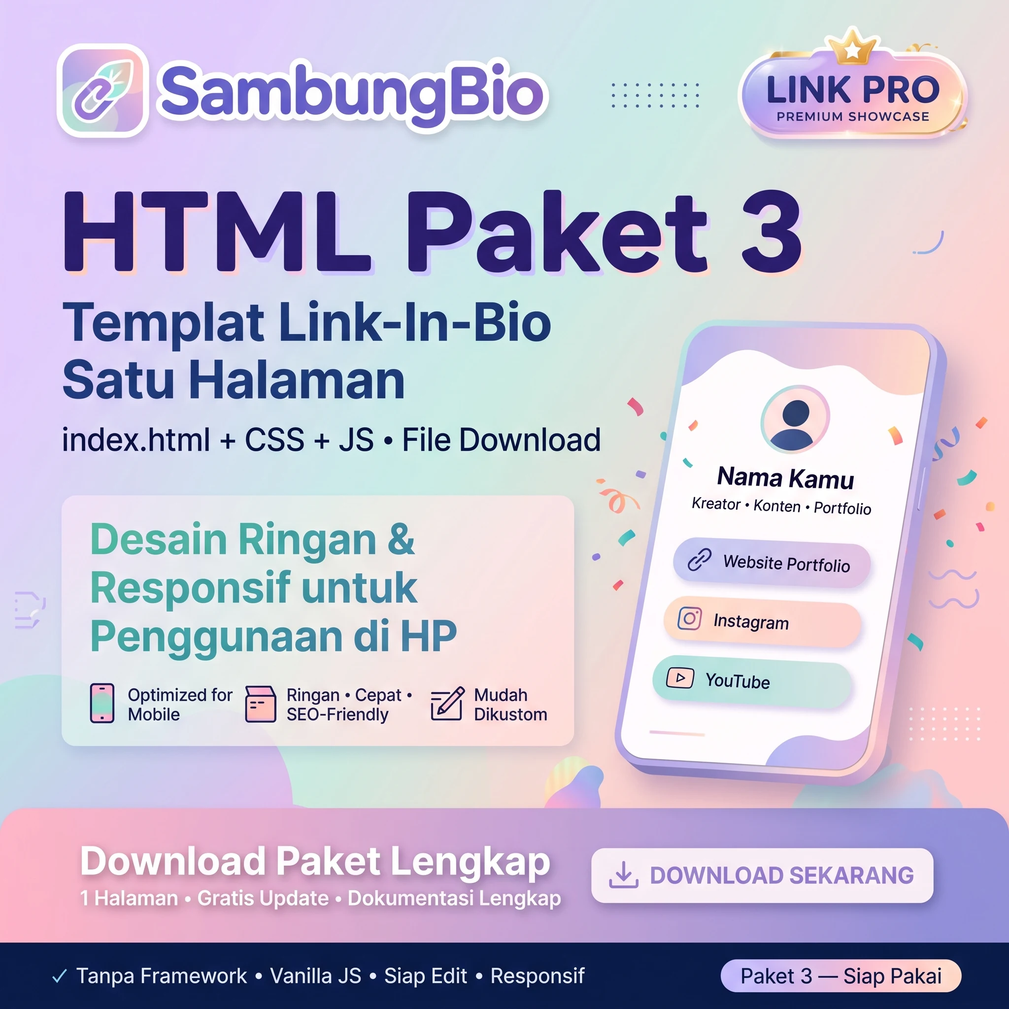 SambungBio HTML