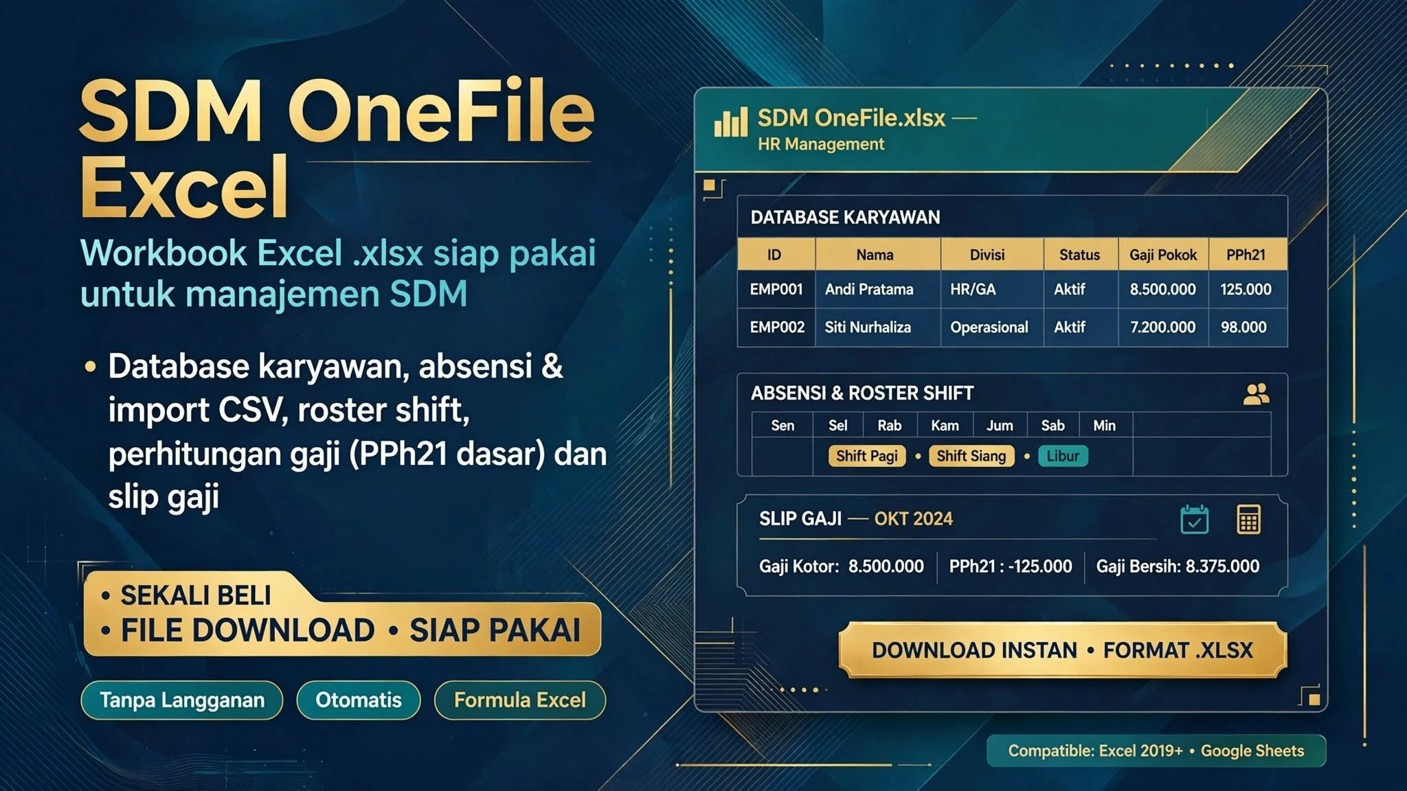 SDM OneFile Excel