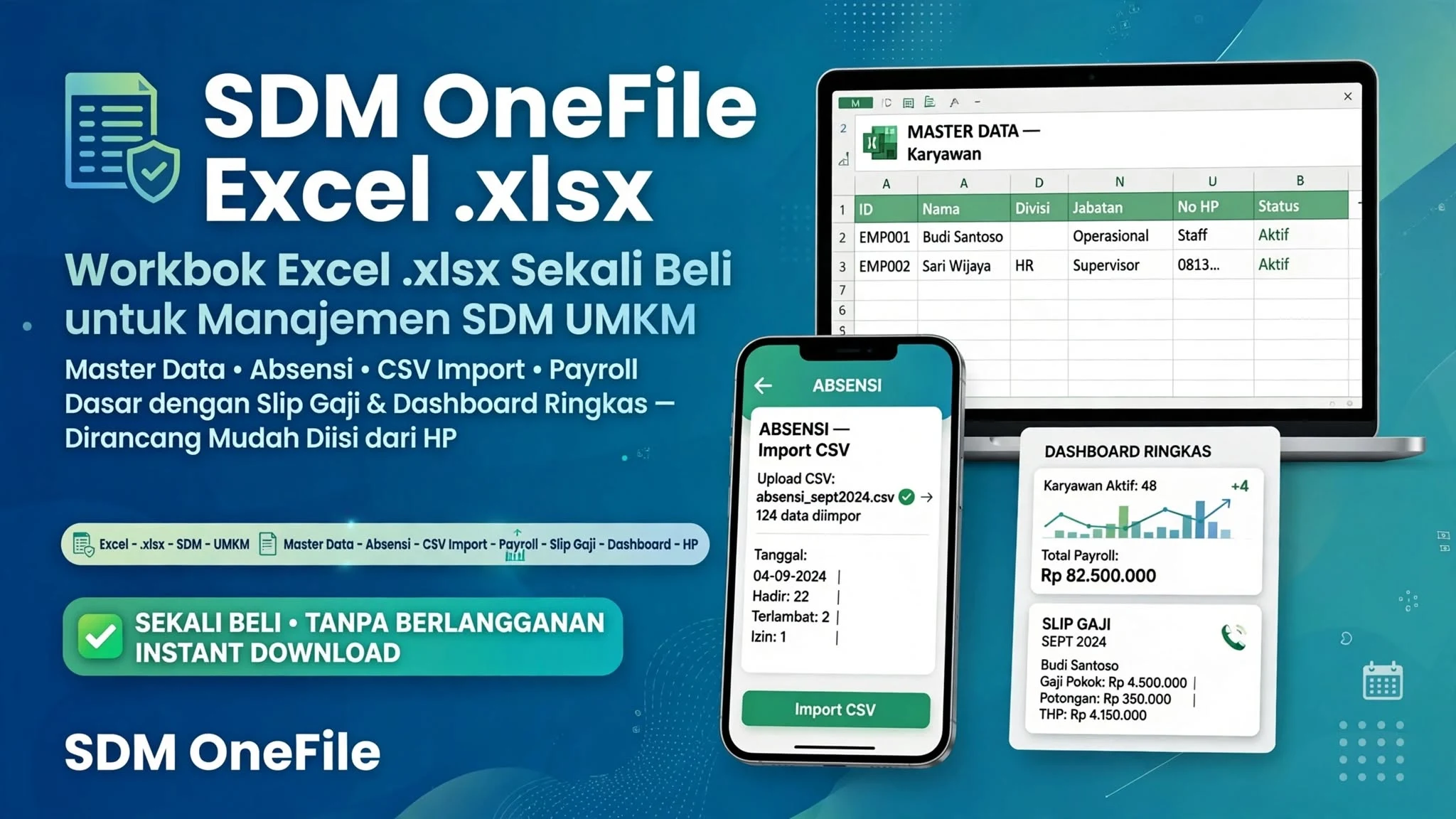 SDM OneFile (Excel .xlsx)