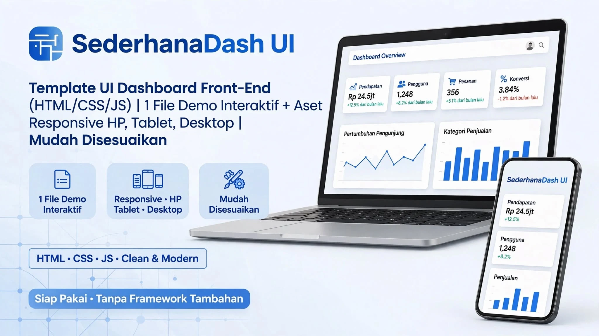 SederhanaDash UI