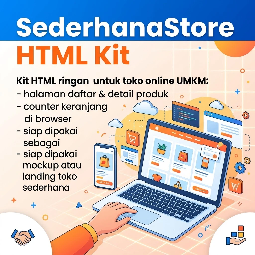 SederhanaStore HTML Kit