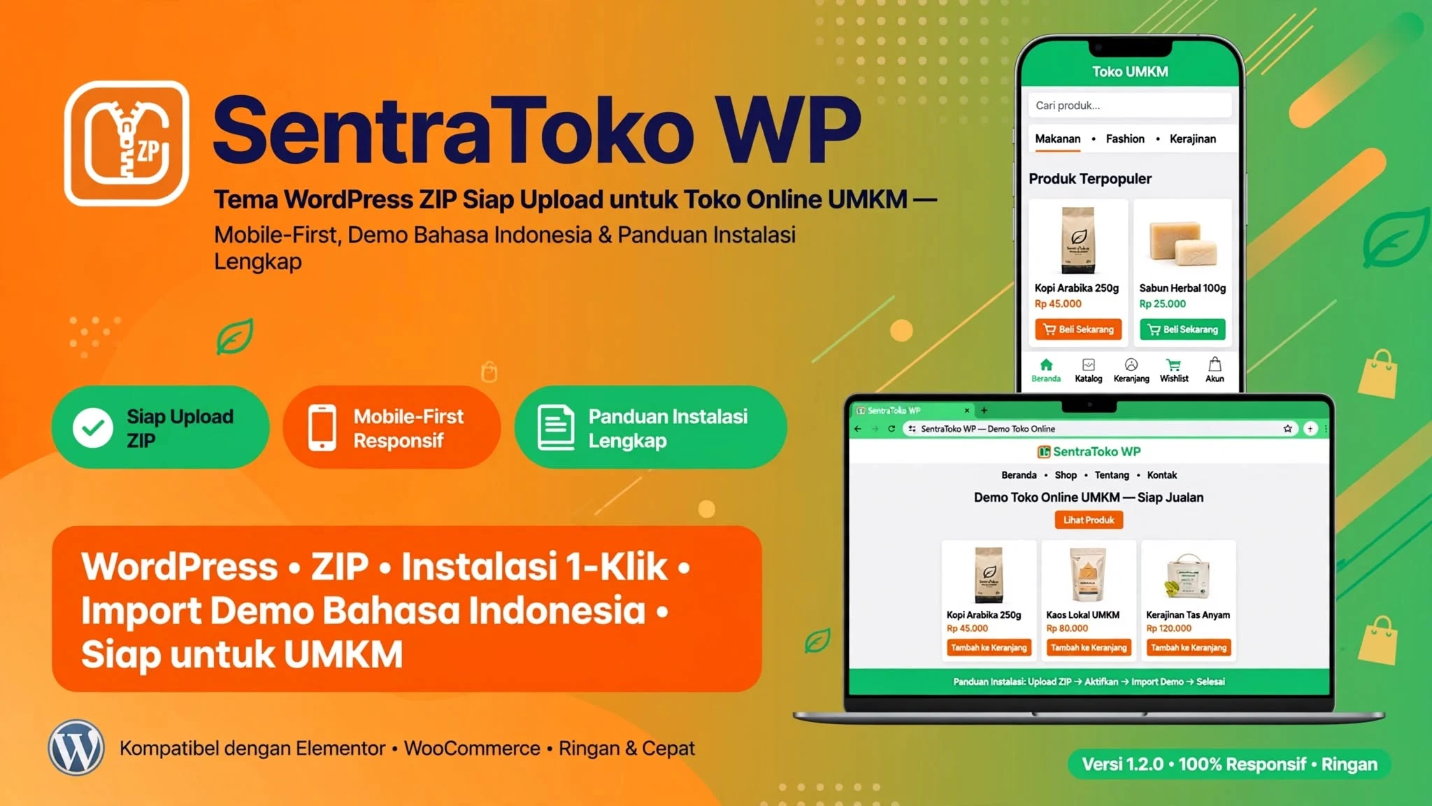 SentraToko WP