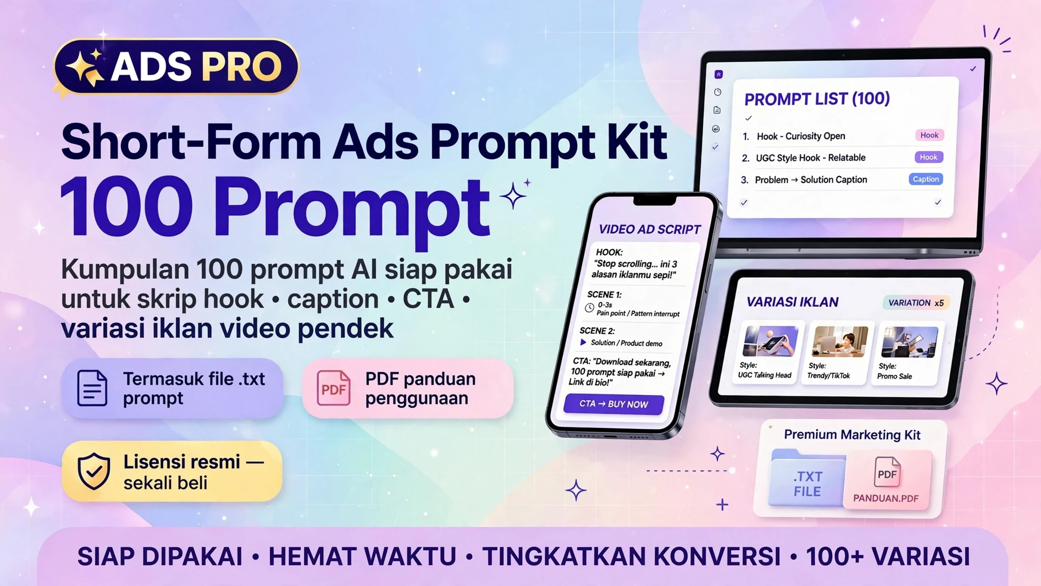 Short-Form Ads Prompt Kit