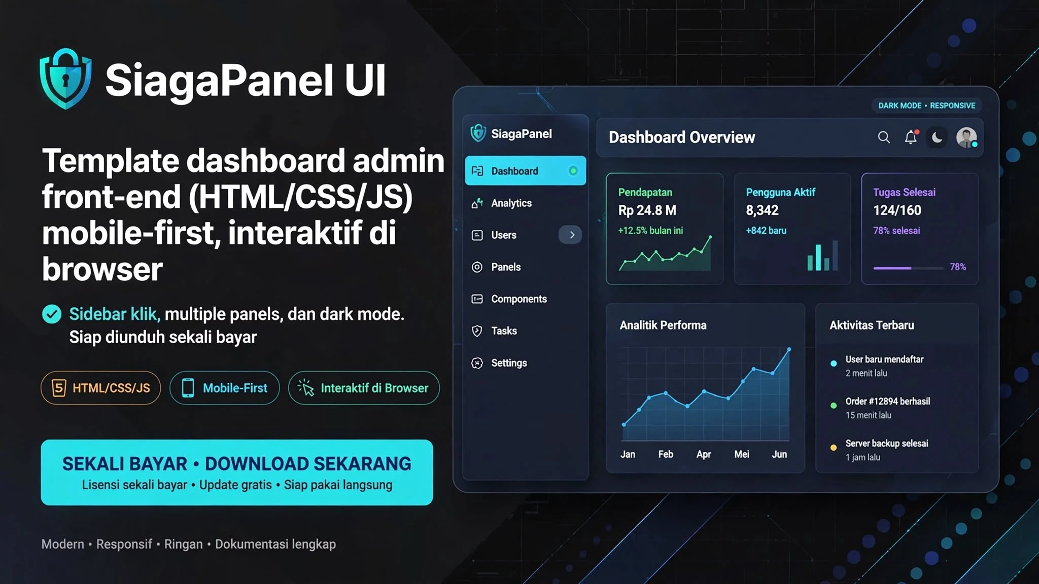 SiagaPanel UI
