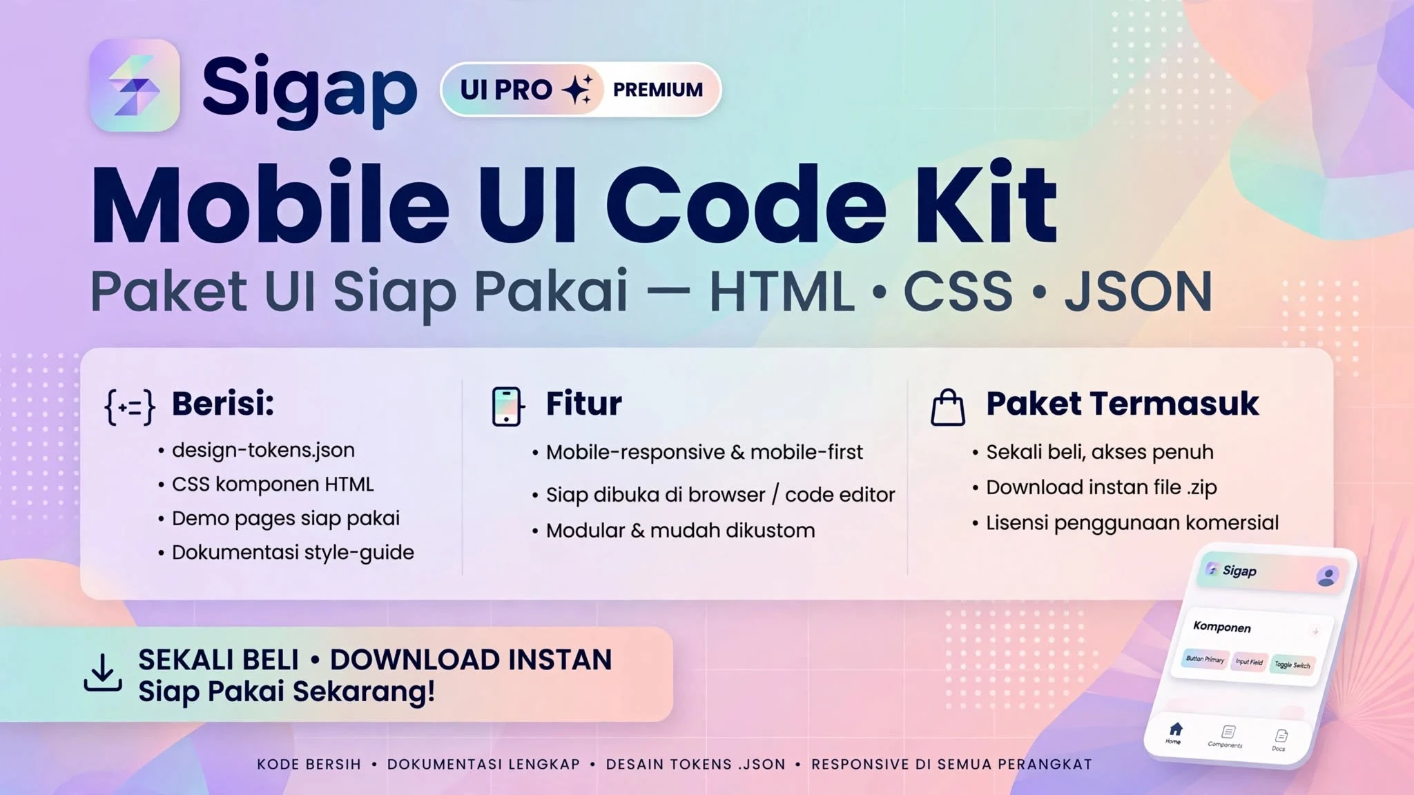 Sigap Mobile UI Code Kit