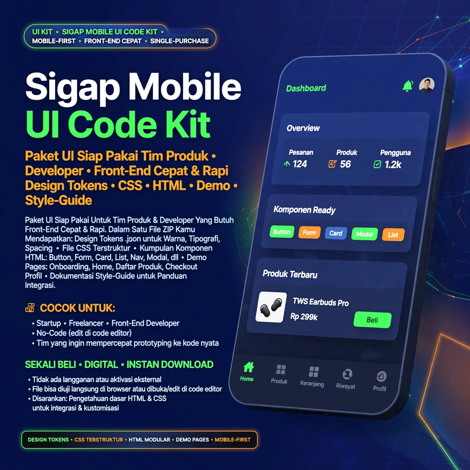 Sigap Mobile UI Code Kit