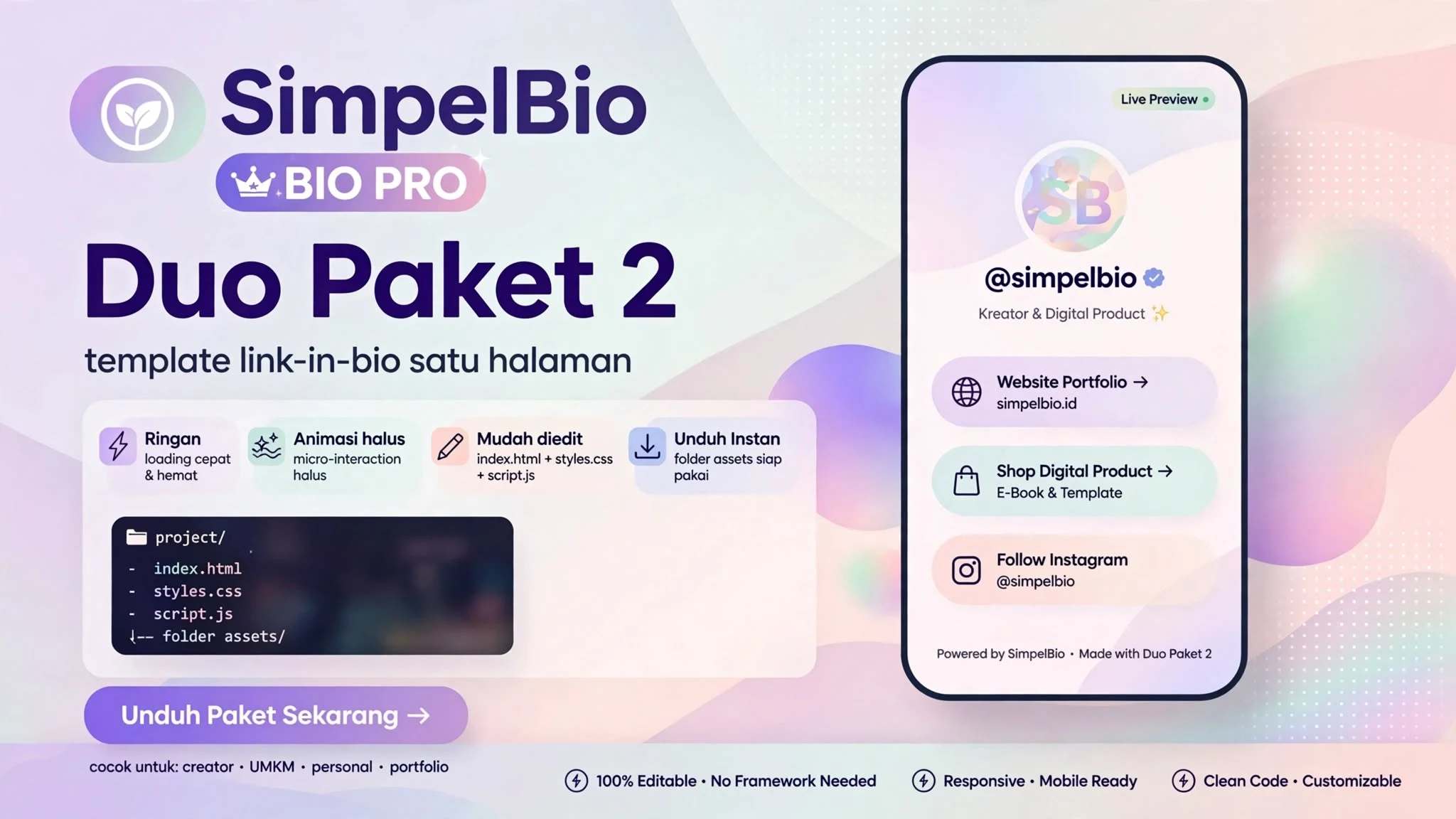 SimpelBio Duo