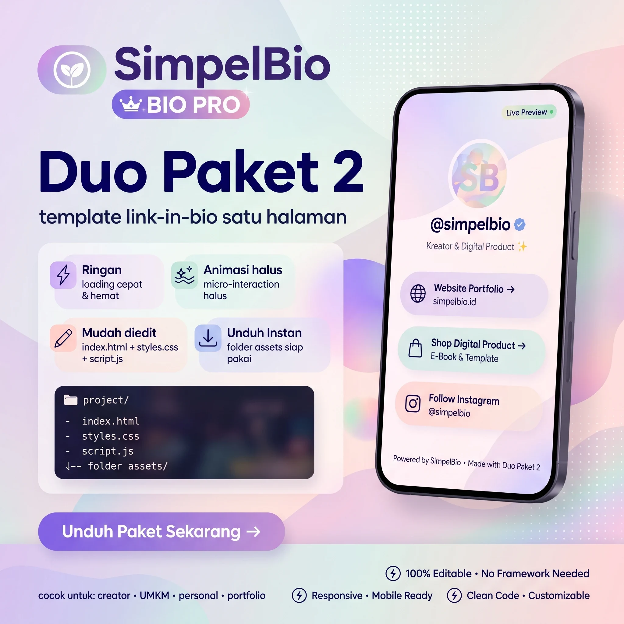 SimpelBio Duo - foto 1